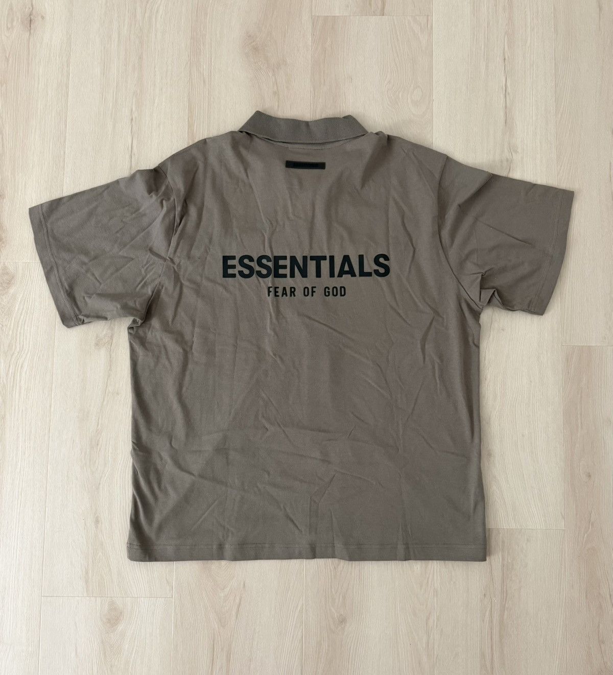 Essentials Fear of God Essentials SS21 Polo Shirt Taupe Size US M / EU 48-50 / 2 - 1 Thumbnail