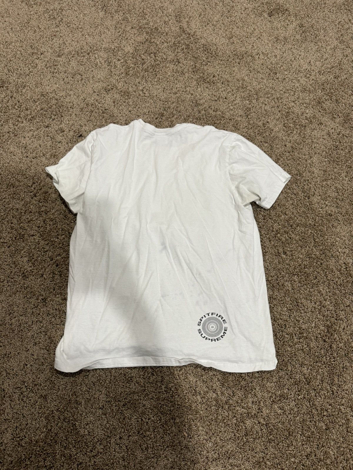 Spitfire × Supreme Supreme Spitfire White T-Shirt Size US M / EU 48-50 / 2 - 3 Thumbnail