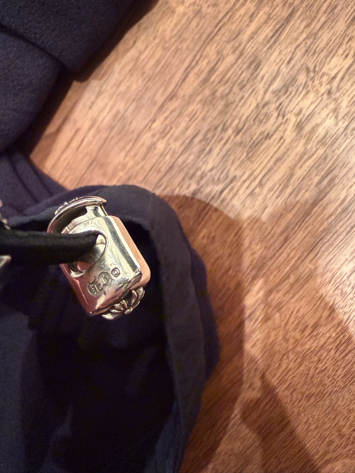 Chrome Hearts Chrome Hearts detention cross patch fleece lamb leather Size US L / EU 52-54 / 3 - 5 Thumbnail