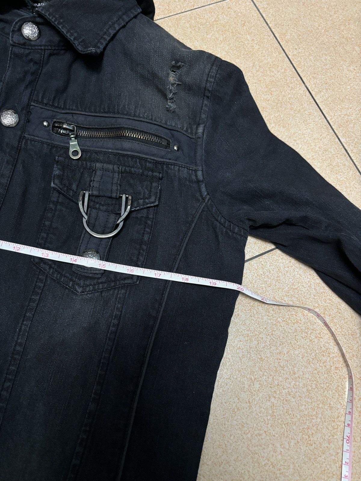 In The Attic In The Attic Homme Punk Bondage Denim Jacket Size US L / EU 52-54 / 3 - 12 Thumbnail