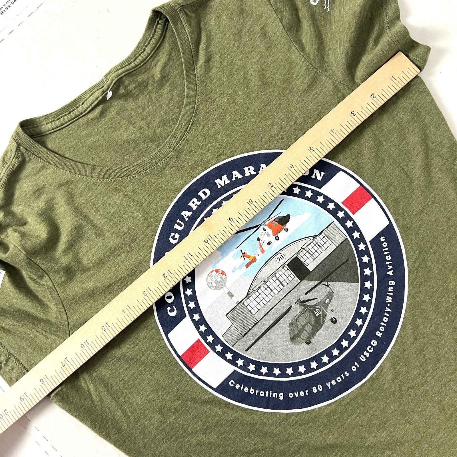 Other USCG Coast Guard 5K Marathon Womens T-Shirt size M/L 37x25 Size L / US 10 / IT 46 - 8 Thumbnail