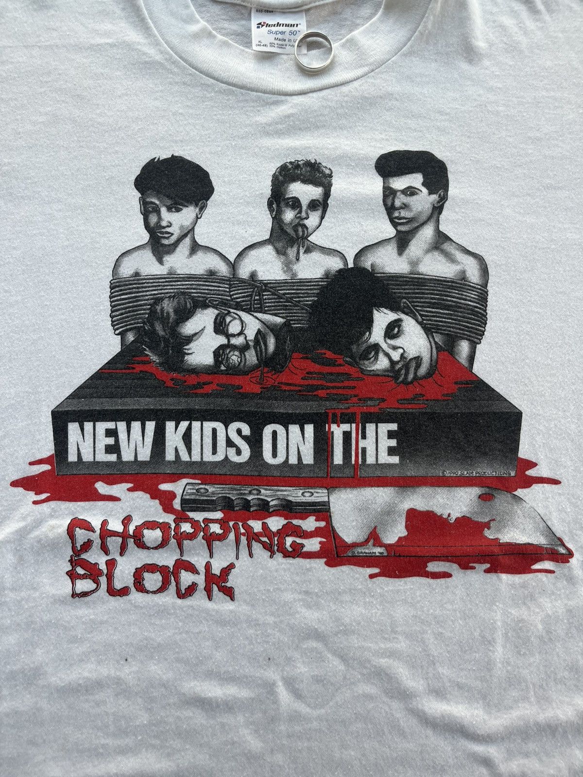New Kids On The Block × Vintage Vintage NEW KIDS ON THE CHOPPING BLOCK 1990’s J.Graham Size US L / EU 52-54 / 3 - 9 Thumbnail