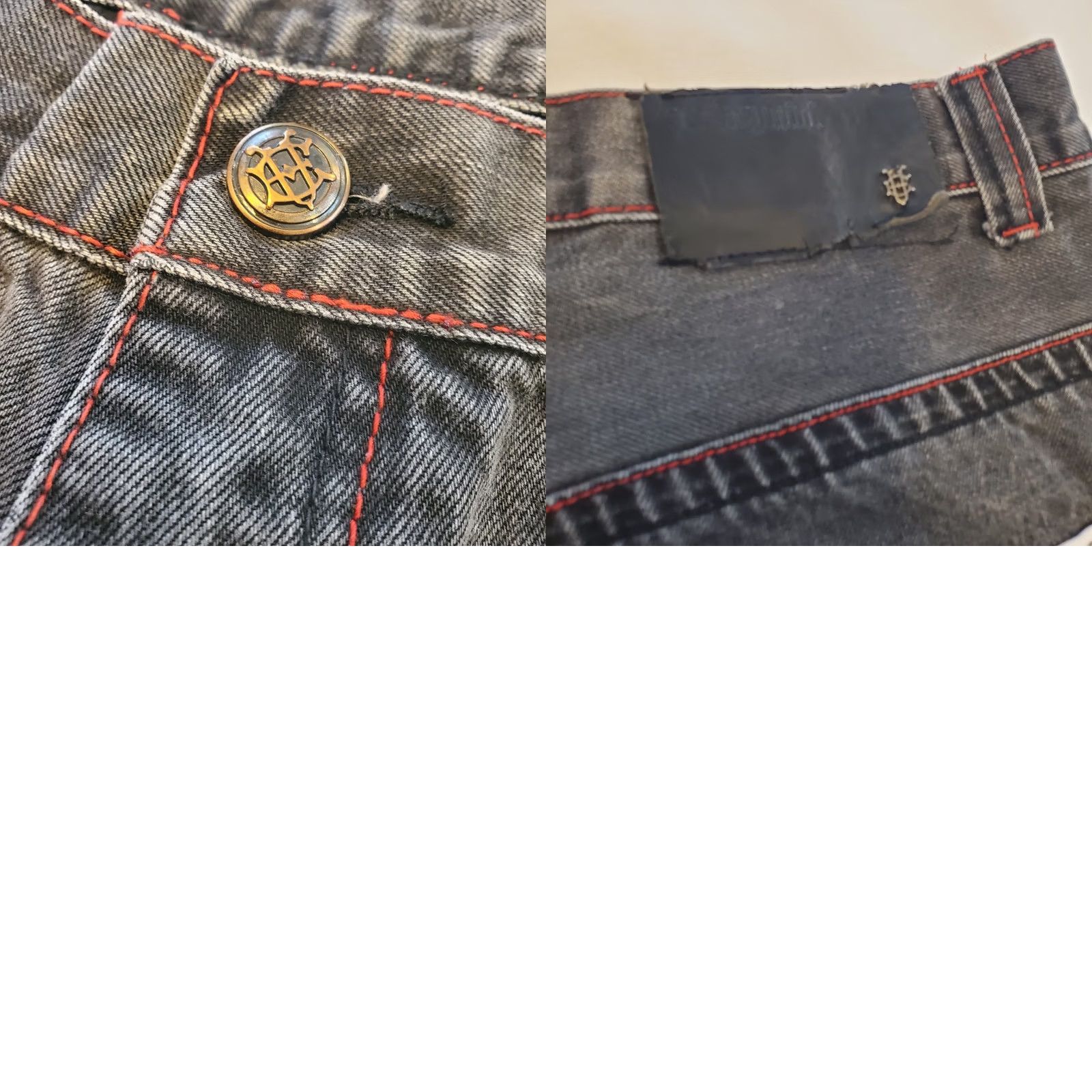 Ecko Unltd. VINTAGE Ecko Unltd Jeans Shorts Mens 42 Black Graffiti Street 90s Hip Hop Y2K Baggy Jorts 5-Pocket Denim Relaxed Rise High Button Closure Size US 42 / EU 58 - 8 Thumbnail