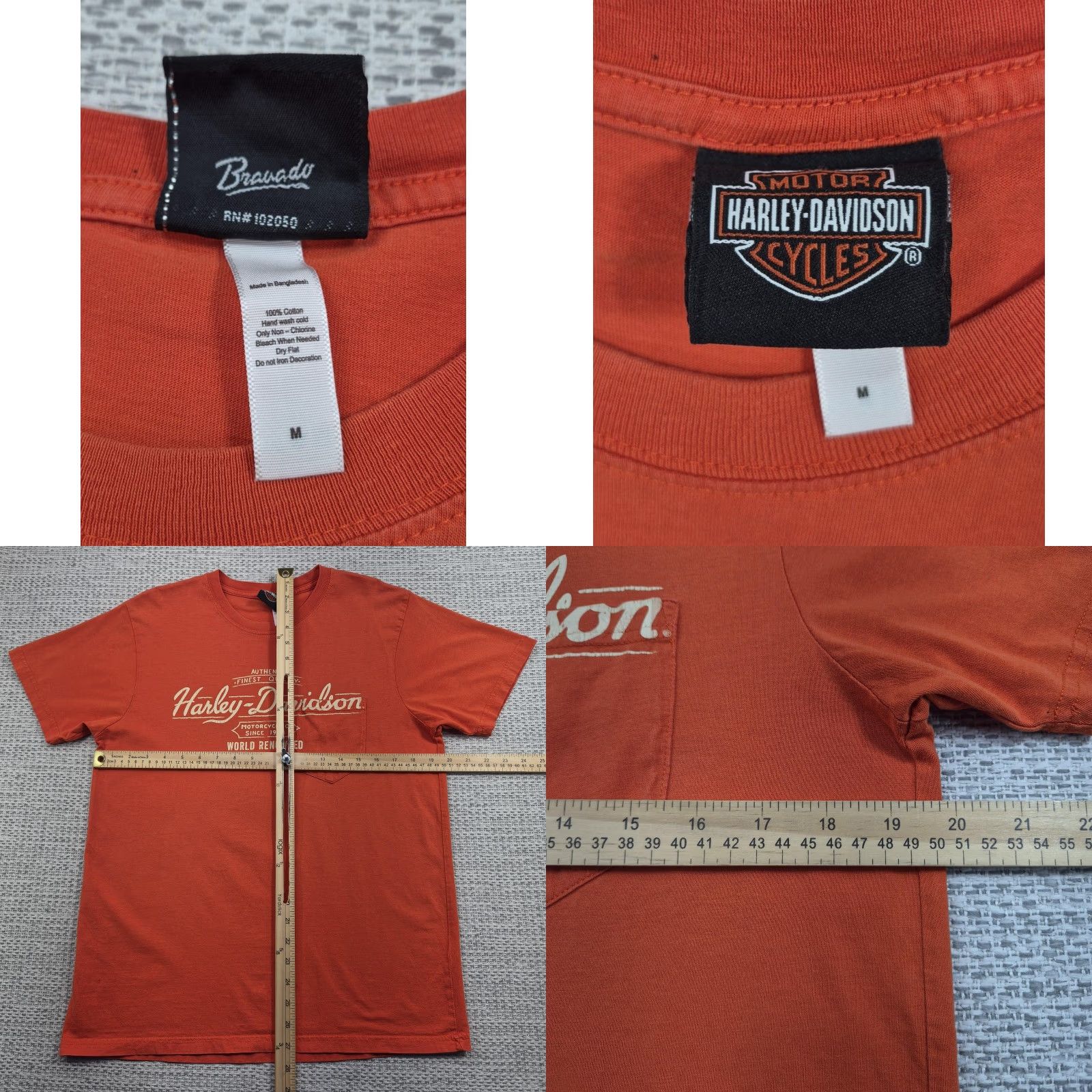 Harley Davidson Harley-Davidson Caliente Shirt Mens Medium Orange Graphic Tee San Antonio Texas Shirt Mens M Orange Harley-Davidson Caliente Shirt Texas USA Size US M / EU 48-50 / 2 - 8 Thumbnail