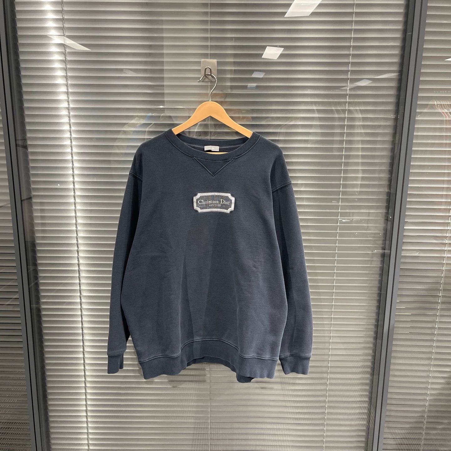 Dior Gray Crewneck Sweatshirt - XXL Size US XXL / EU 58 / 5 - 1 Thumbnail