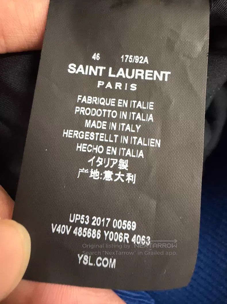 Saint Laurent Paris Saint Laurent Paris Embroidered Letter Corduroy Baseball J Size US S / EU 44-46 / 1 - 4 Thumbnail