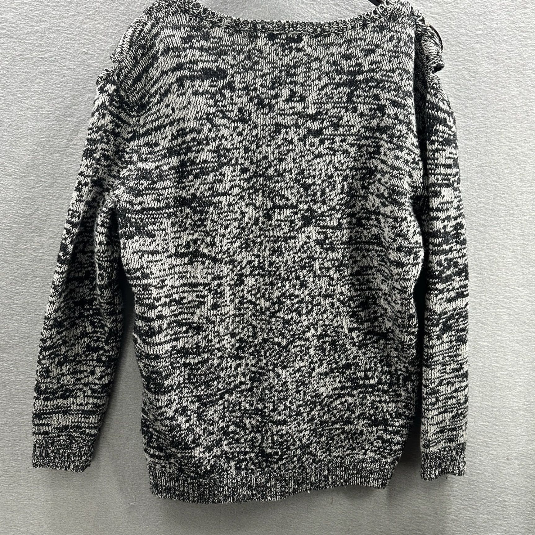 Opening Ceremony Opening Ceremony Sweater Womens XS Gray Round Neck Long Sleeve Knit Pullover Casual Minimalist Quiet Luxury 90s? Size XS / US 0-2 / IT 36-38 - 7 Thumbnail