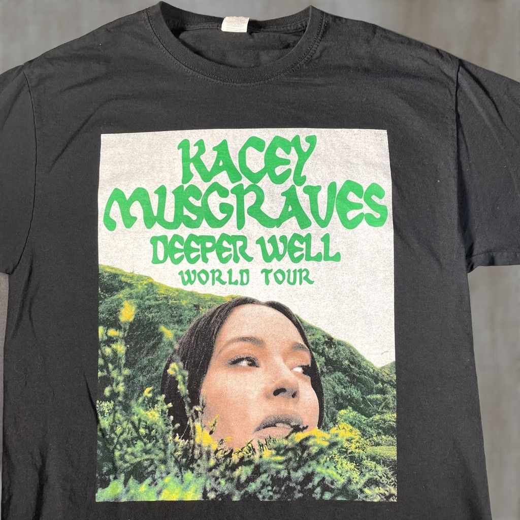 Vintage Kacey Musgraves Deeper Well Tour Band Shirt Mens Medium Black Concert Wear Size US M / EU 48-50 / 2 - 1 Thumbnail