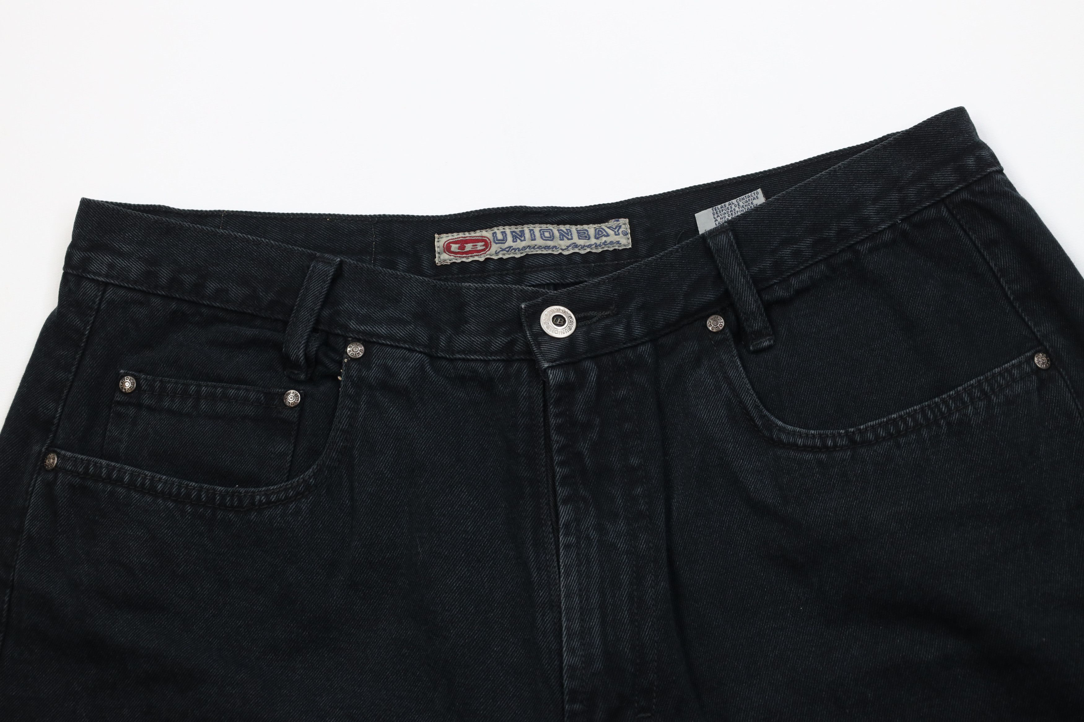 UNIONBAY Vintage 90s Unionbay Surfing Skateboard Dungaree Shorts Size US 36 / EU 52 - 2 Thumbnail