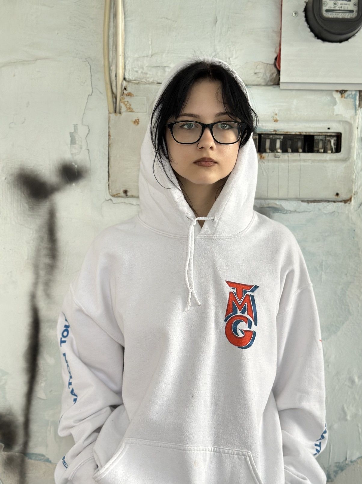 Band Tees VTG Mans Hoodie Tiny Meat Gang Global Domination Tour TMC Size US L / EU 52-54 / 3 - 5 Thumbnail