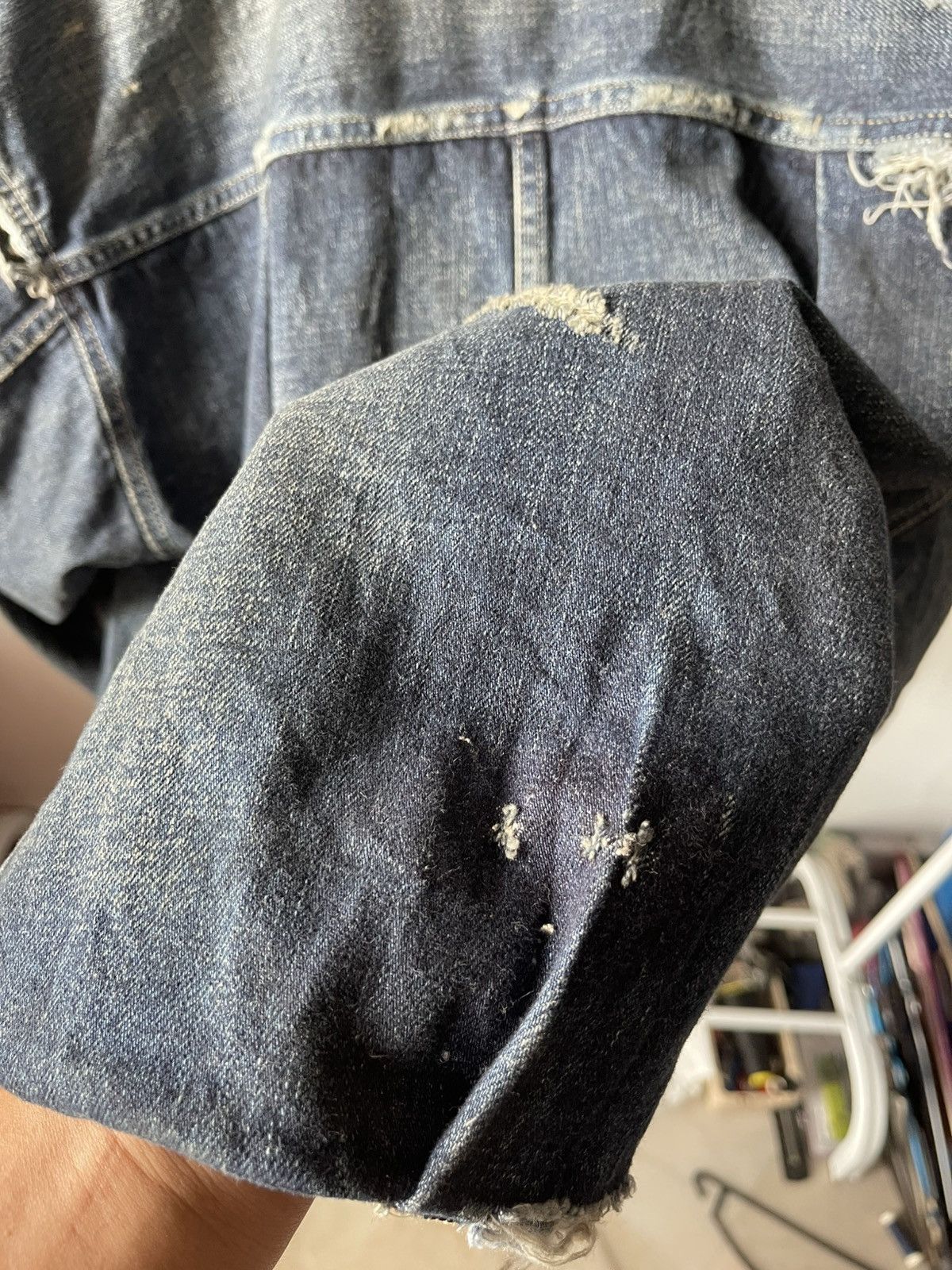 Neighborhood Sample Neighborhood Savage Type-1 Denim Jacket C1 Size US XL / EU 56 / 4 - 12 Thumbnail
