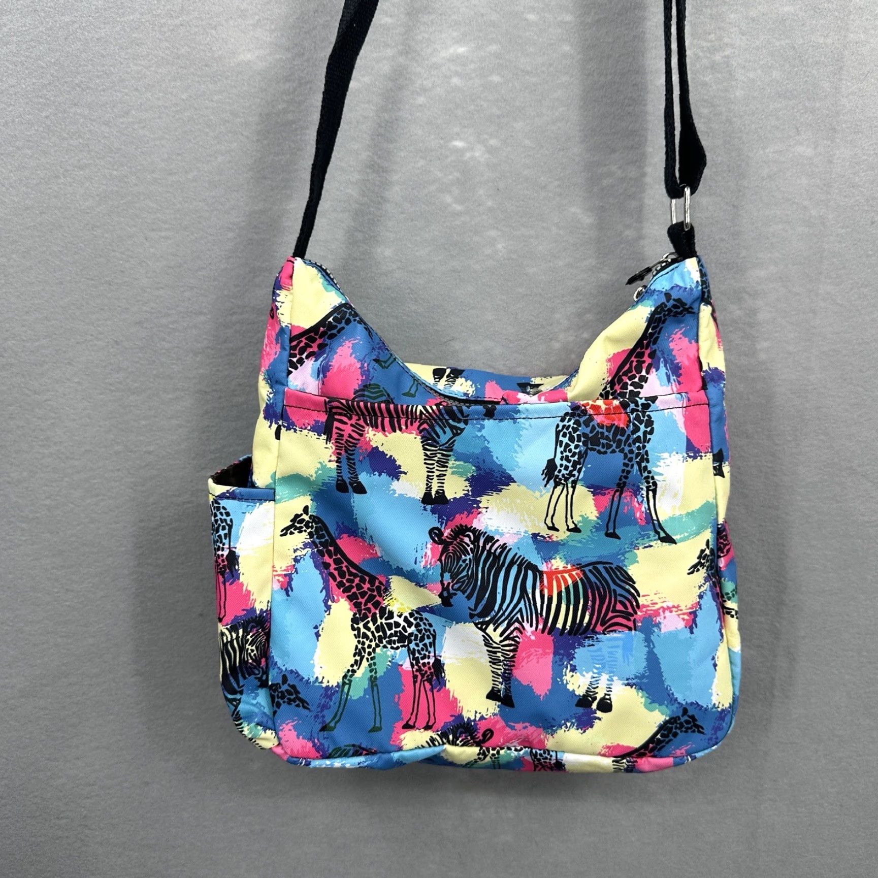 Vintage MHCNLL Crossbody Bag Purse Womens Travel RFID Blocking Blue Lightweight 90s Size ONE SIZE - 7 Thumbnail