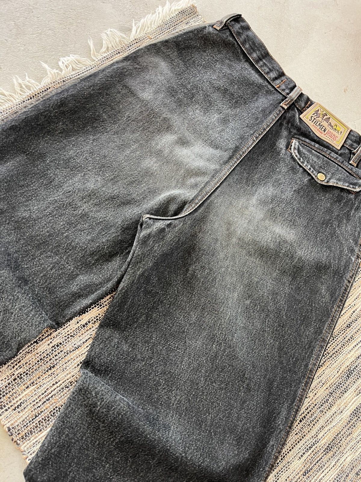 Cowboy Equipment Vintage Cowboy Denim Jeans Black Grey Marlboro Pants Y2K Size US 32 / EU 48 - 16 Thumbnail