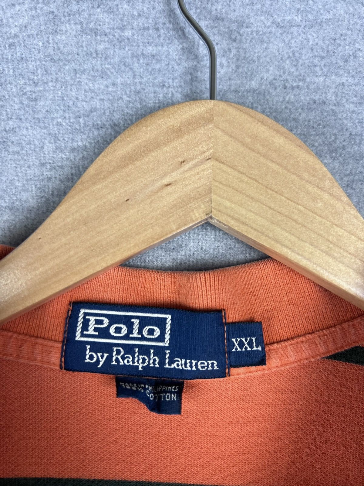 Polo Ralph Lauren × Vintage Ralph Lauren Polo Rugby Short Sleeve Shirt Men’s XXL Orange Size US XXL / EU 58 / 5 - 3 Thumbnail