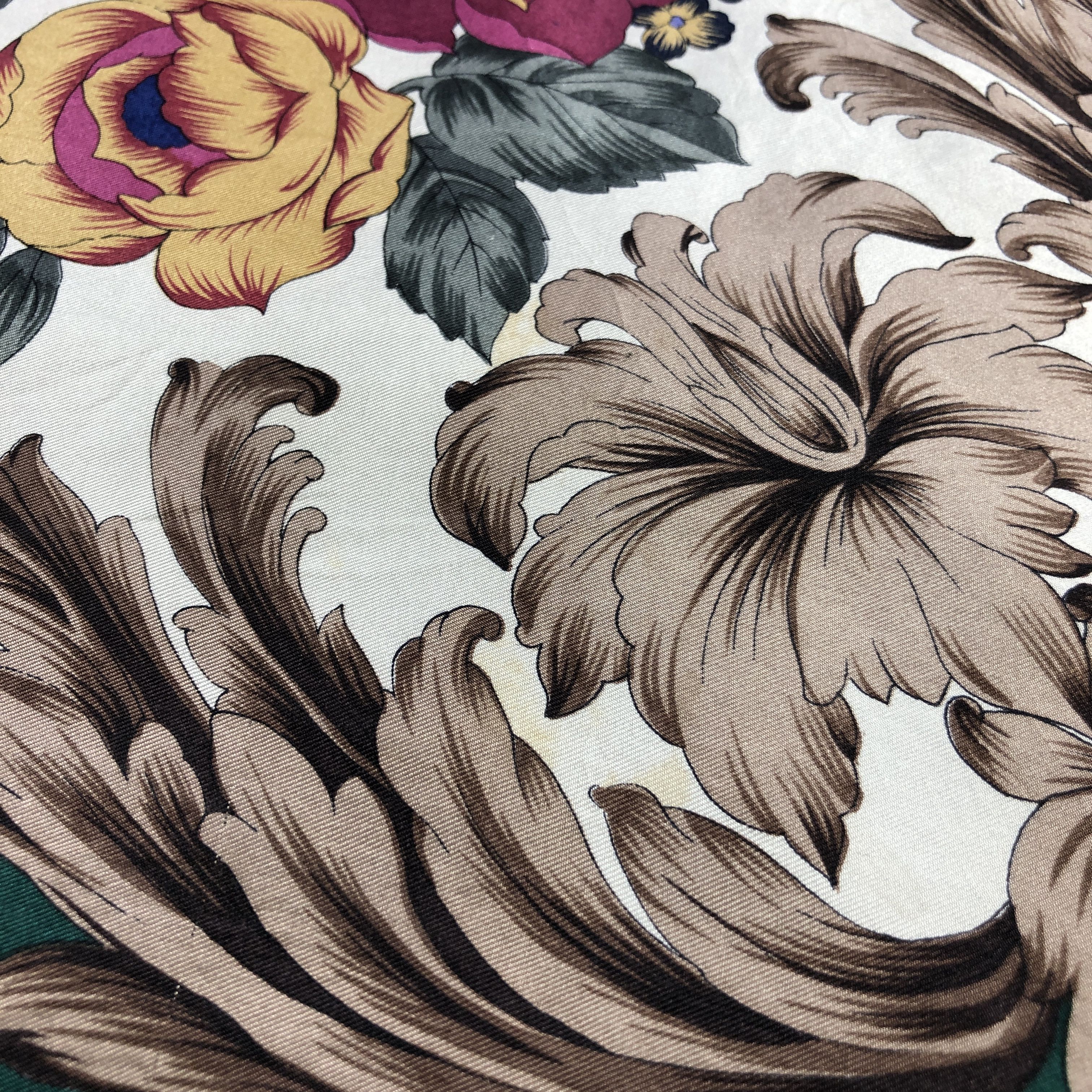 Other F. Vergano Luxury Hand Rolled Silk Scarf M1107 Size ONE SIZE - 6 Thumbnail