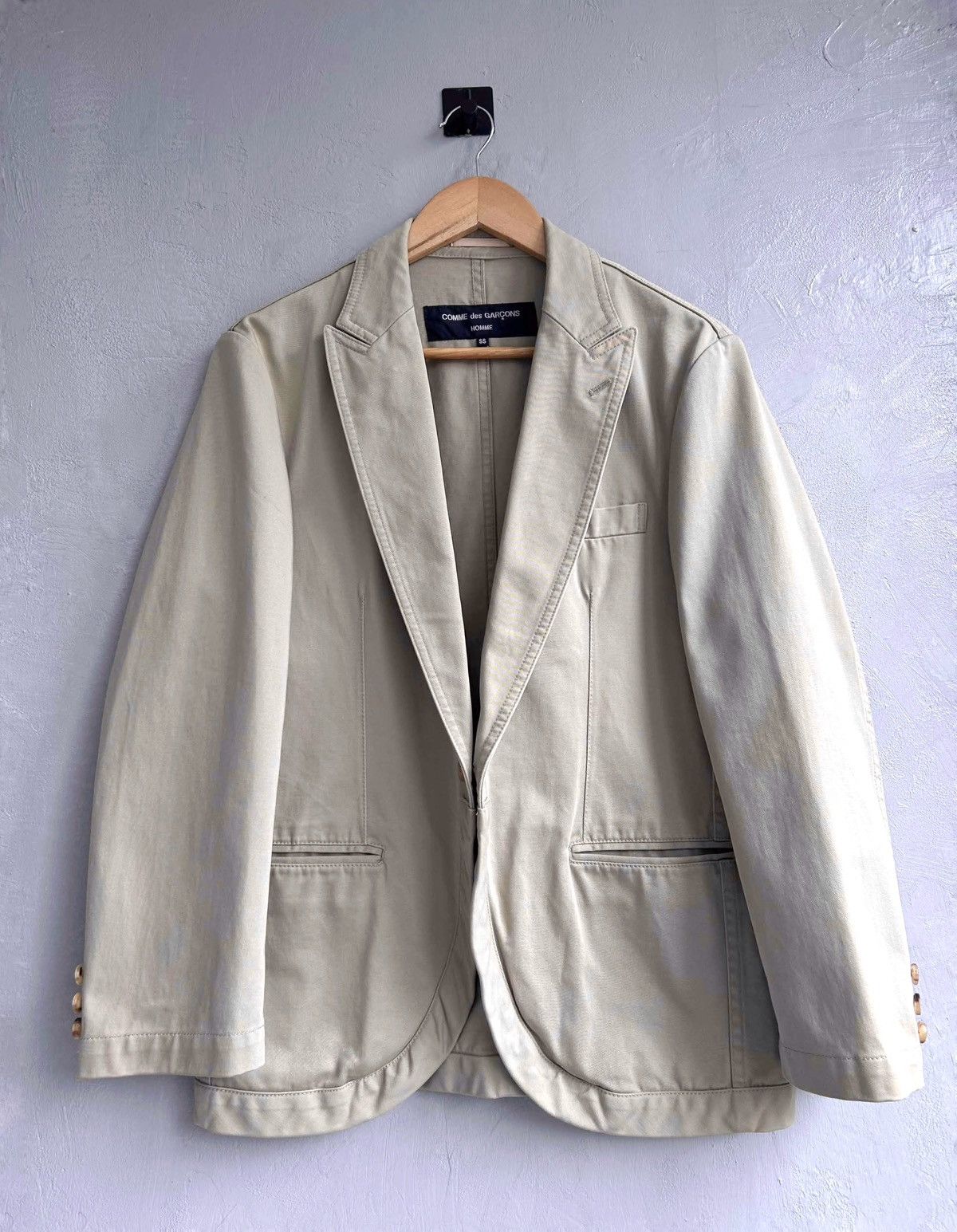 Comme des Garcons Comme Des Garcons Homme AW06 Beige Blazer Size US M / EU 48-50 / 2 - 1 Thumbnail