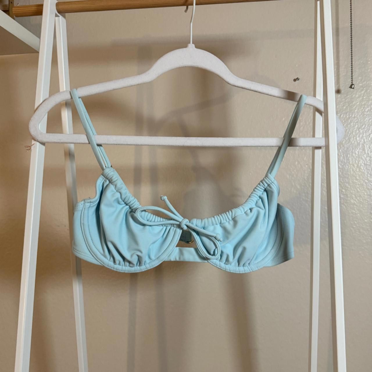 Designer baby blue bikini set Size ONE SIZE - 2 Thumbnail