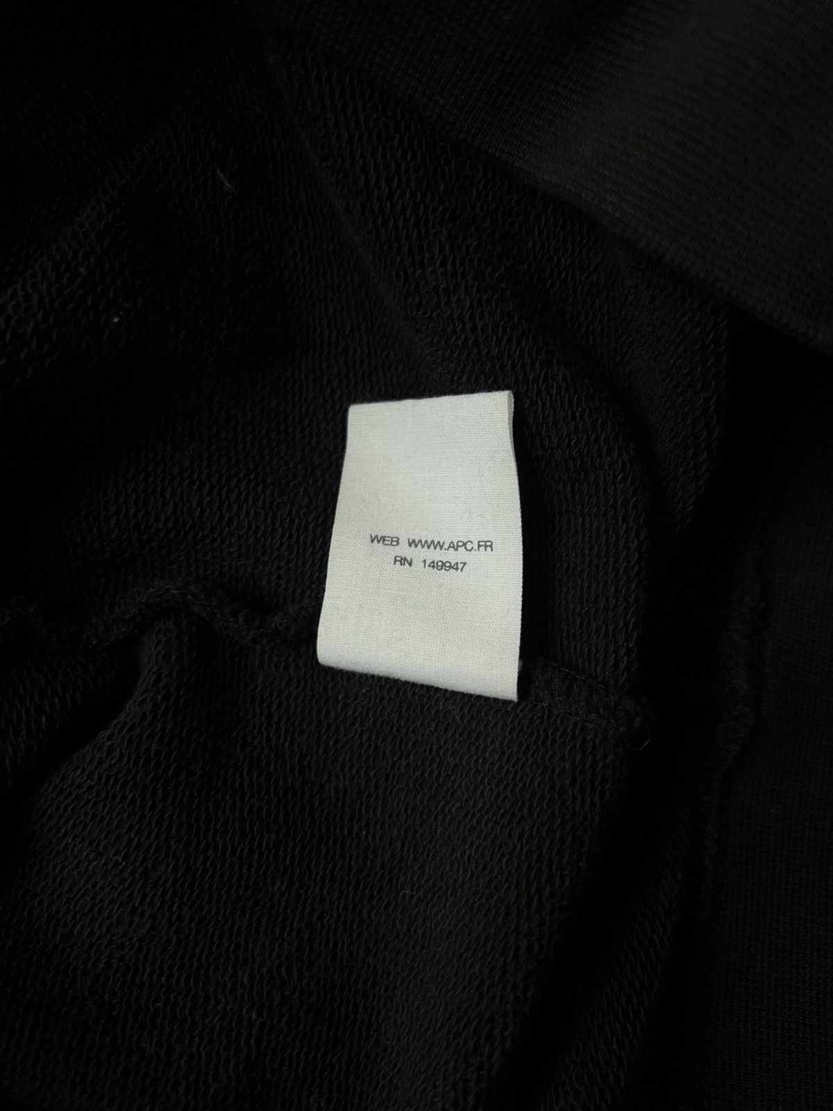 A.P.C. × JJJJound A.P.C. x JJJJound Justin Hoodie — Black Size US L / EU 52-54 / 3 - 8 Thumbnail