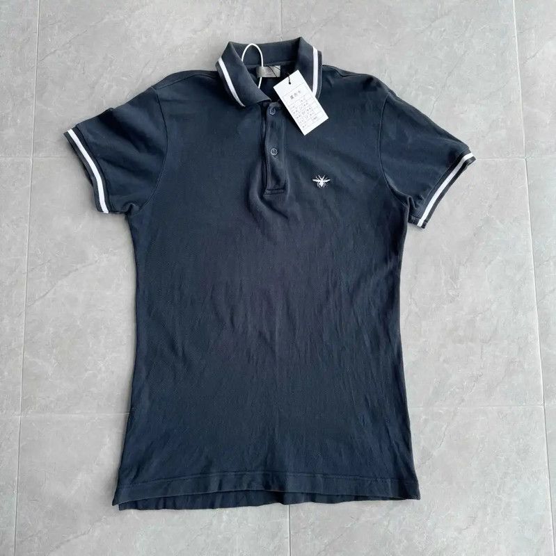 Dior Dior Navy Blue Men's Polo Shirt 0089 Size US S / EU 44-46 / 1 - 1 Thumbnail