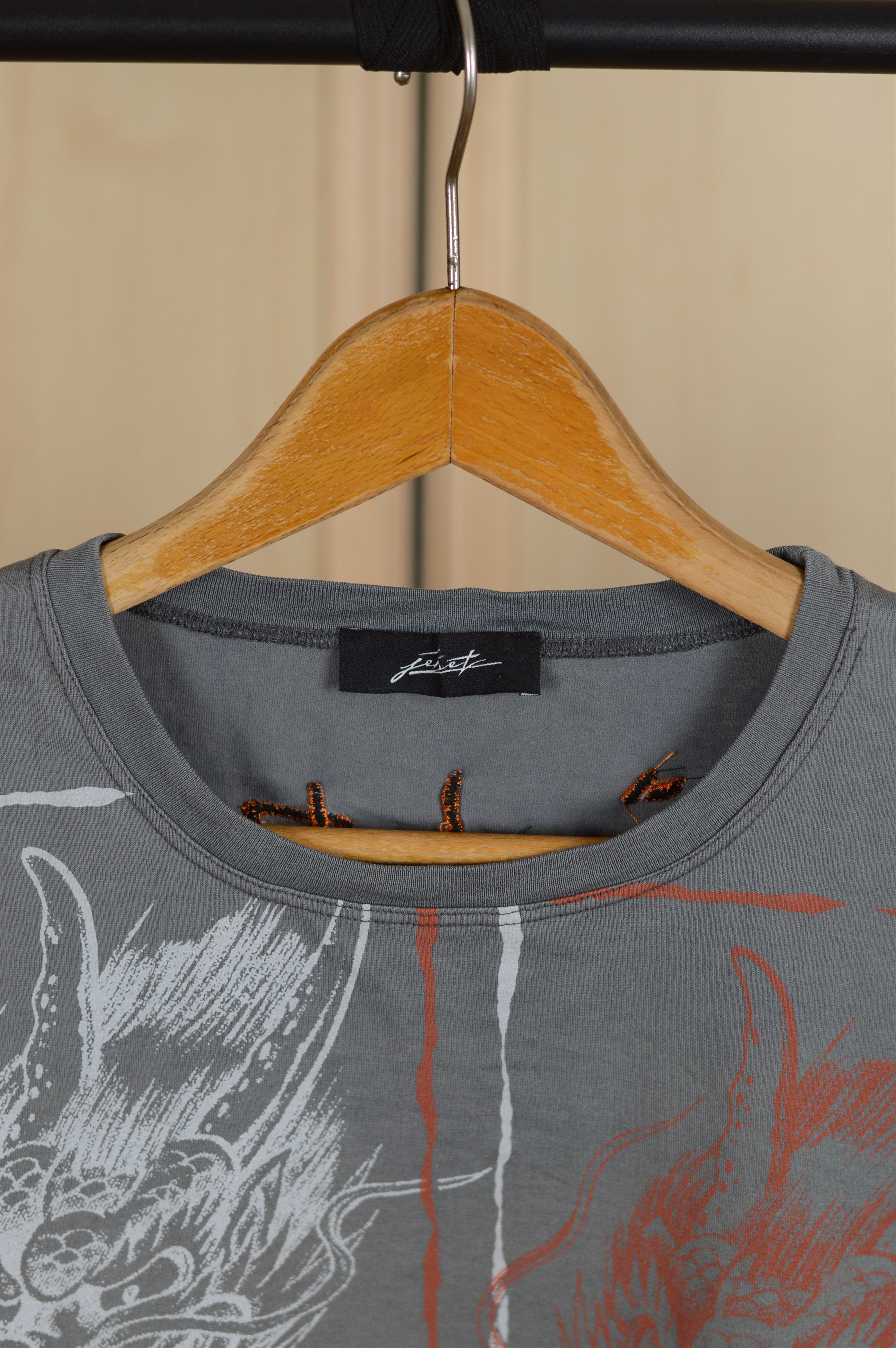 JET SET JET SET Zippers Sweatshirt Japanese Dragons Print Tee Size XL / US 12-14 / IT 48-50 - 4 Thumbnail