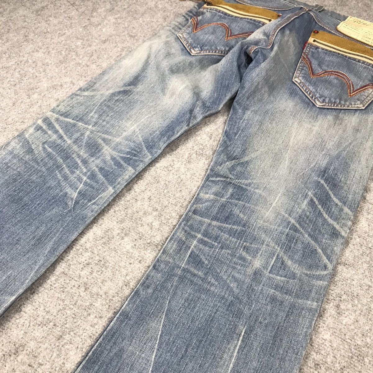 Edwin × Japanese Brand BLUE TRIP EDWIN 503 BOOTCUT FLARE JEANS DENIM PANTS 132 Size US 30 / EU 46 - 10 Thumbnail