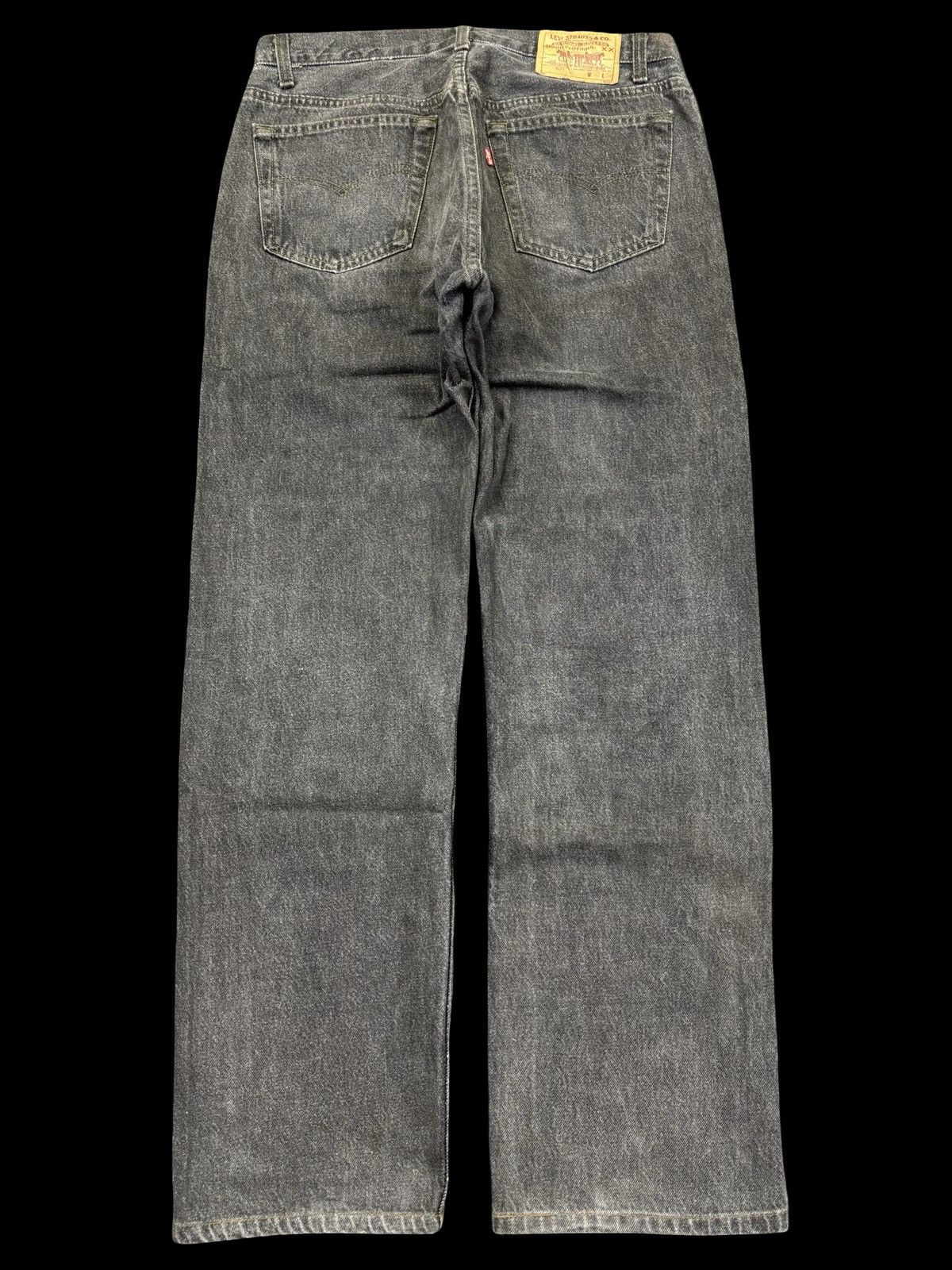 Levi's 💥Archival💥Vintage Levis 501 Iconic Black Wash Denim F962 Size US 30 / EU 46 - 2 Thumbnail