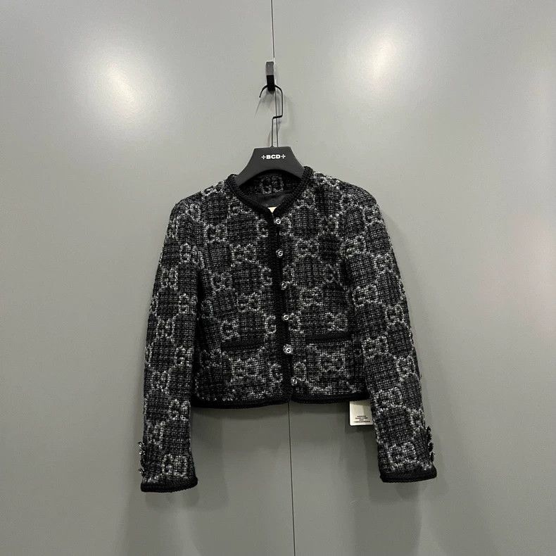 Gucci Clacard GG knitted jacket 2502-Nextarrow