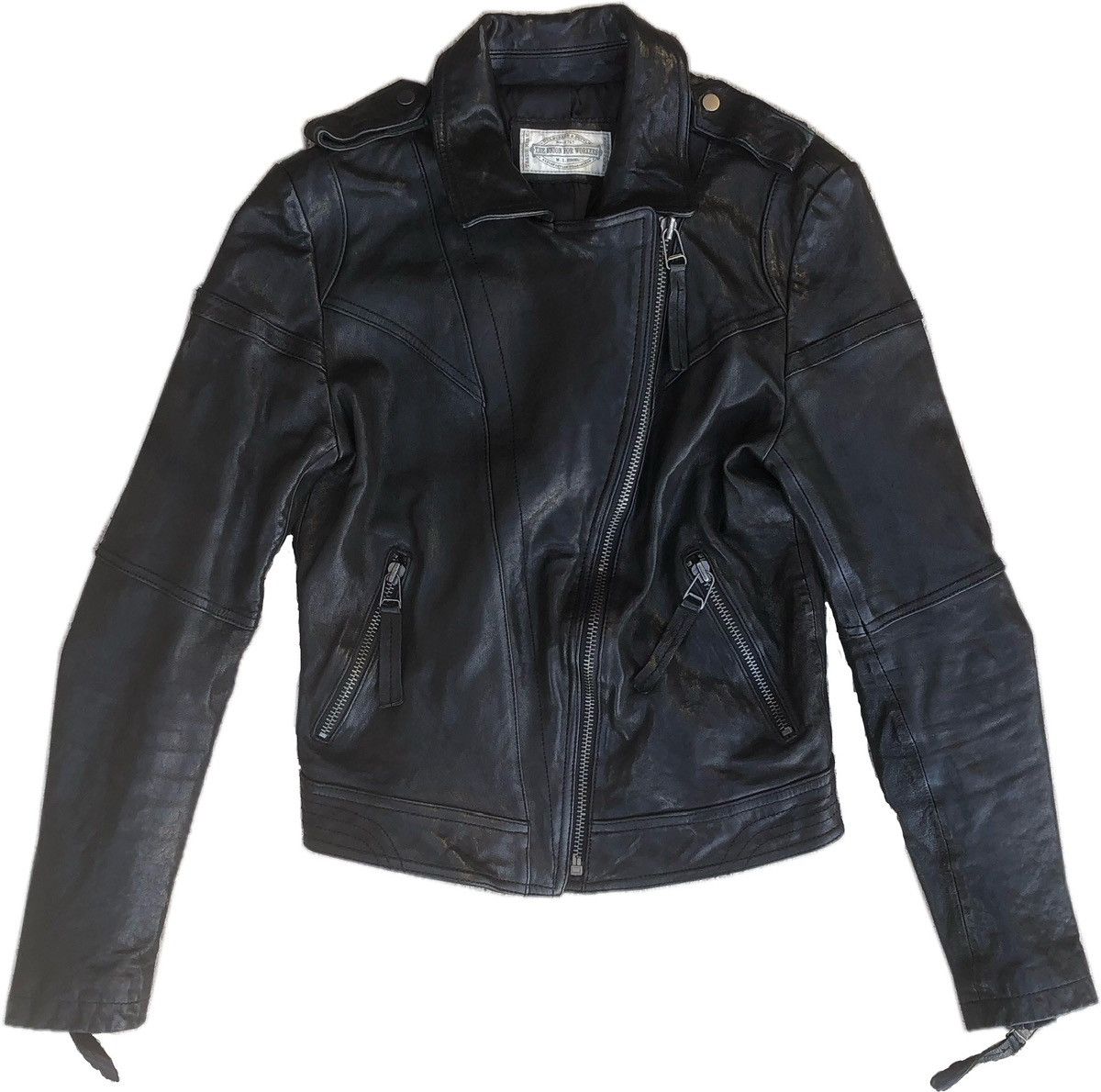 ジャケット・アウター archive 90s grunge far leather jacket archive 90s grunge far leather jacket
