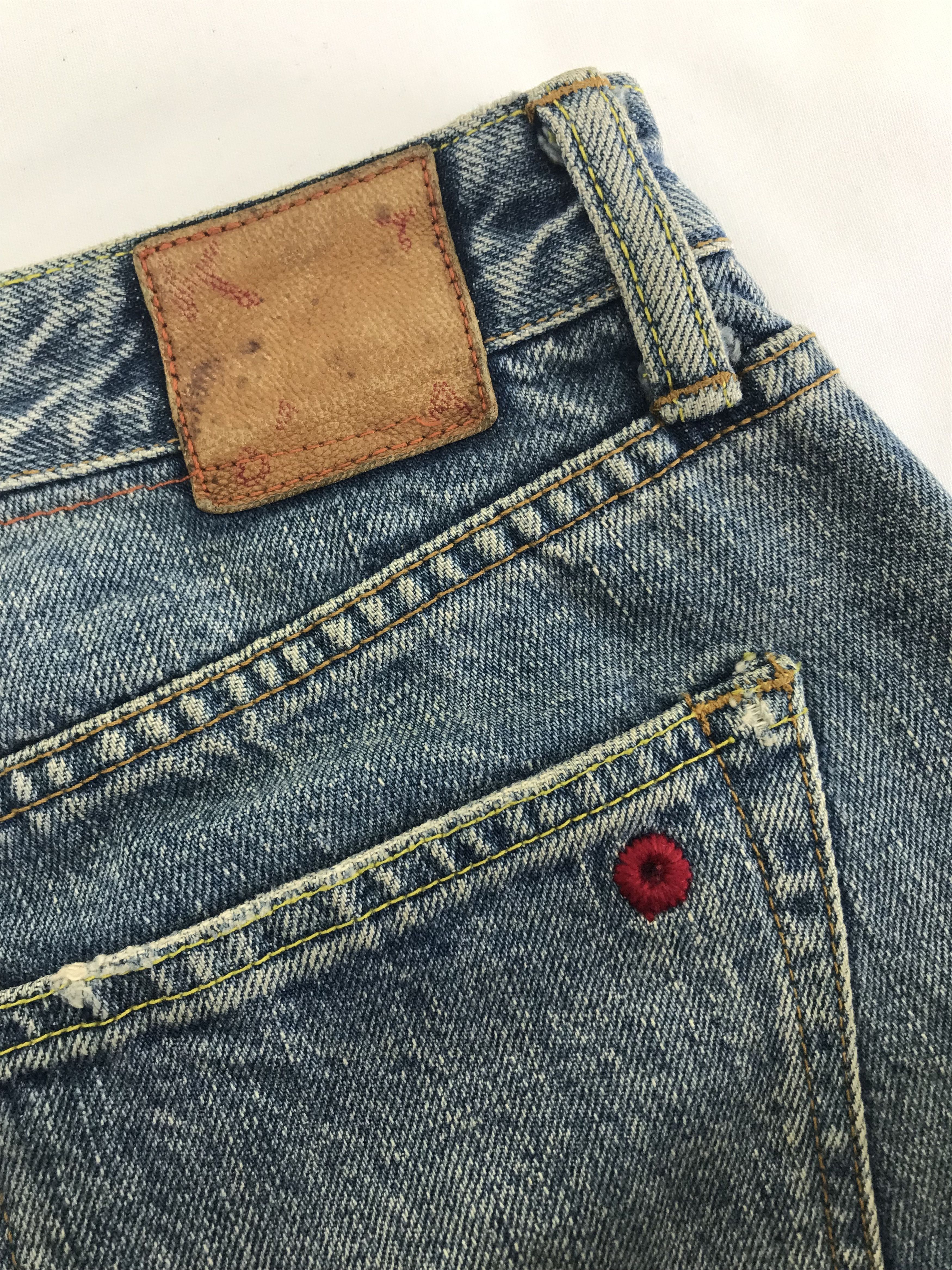 Hiroshi Kato Vintage Kato By Hiroshi Kato Selvedge Jeans Red Line Denim Size US 29 - 13 Thumbnail