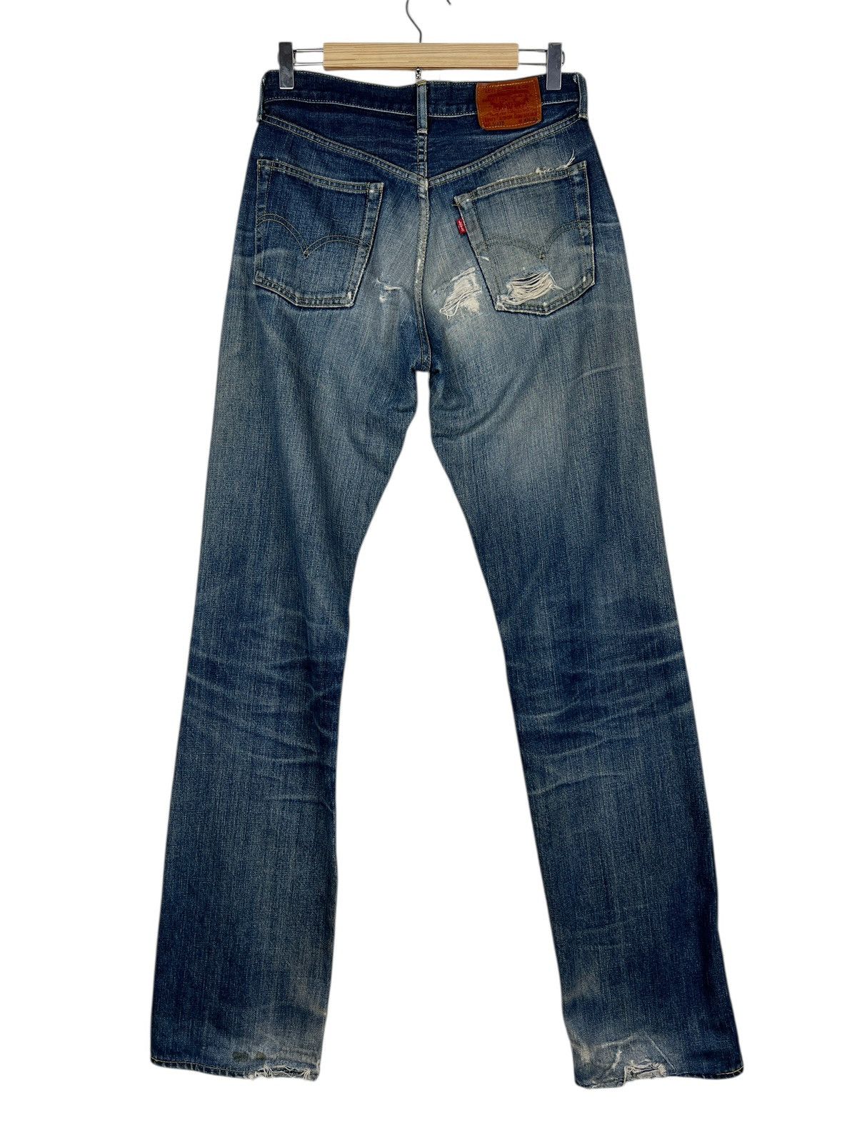 Levi's Vintage Clothing 90s Vintage Lvc Levis Lot 503B Selvedge Big E Denim Jeans Size US 30 / EU 46 - 2 Thumbnail