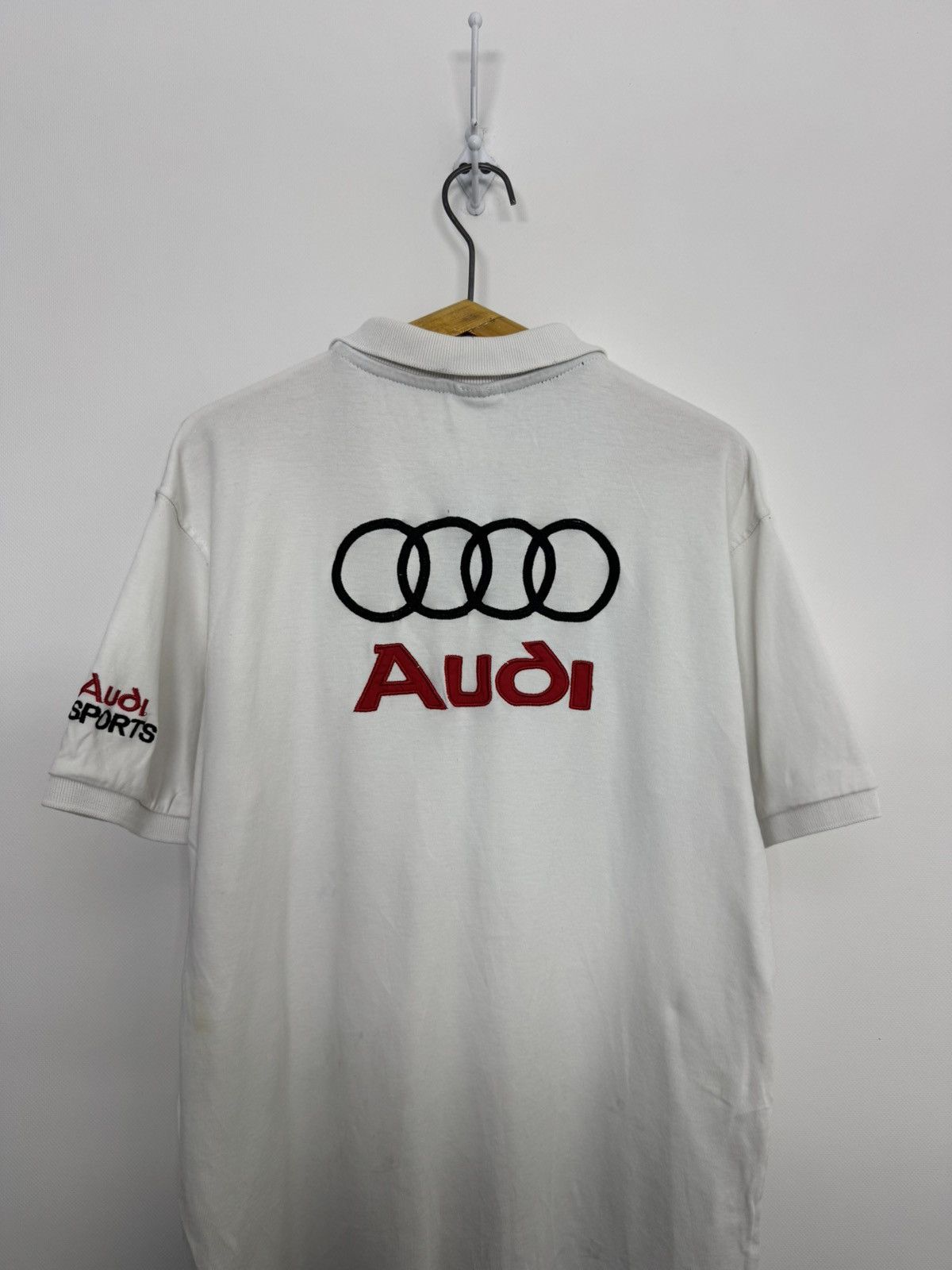 Audi Audi Sports Racing Polo T-Shirt Embroidered Size US L / EU 52-54 / 3 - 5 Thumbnail