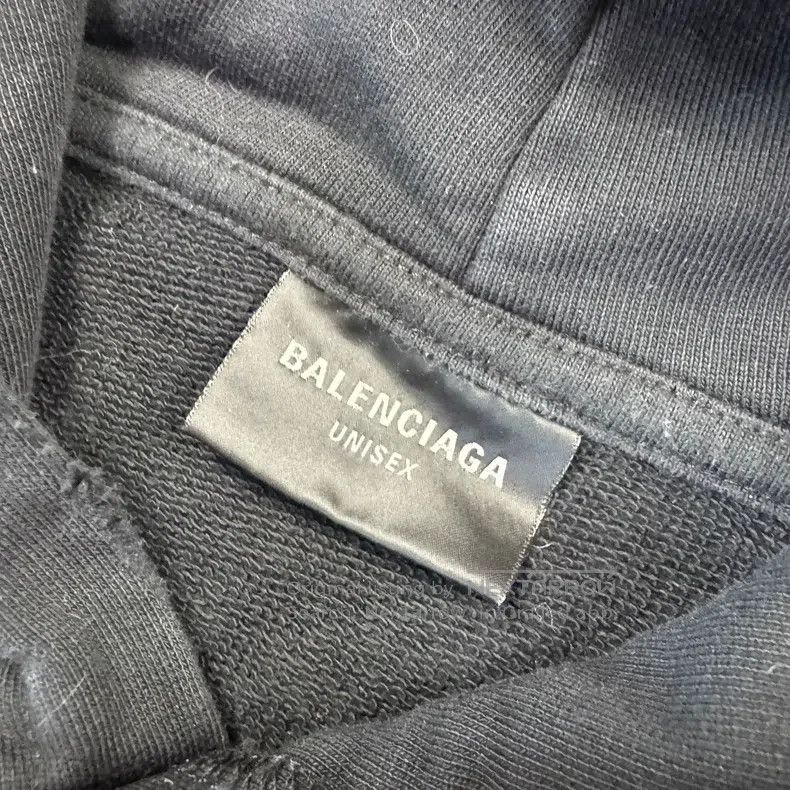 Balenciaga Balenciaga Destroyed Hoodie Size US XXS / EU 40 - 3 Thumbnail