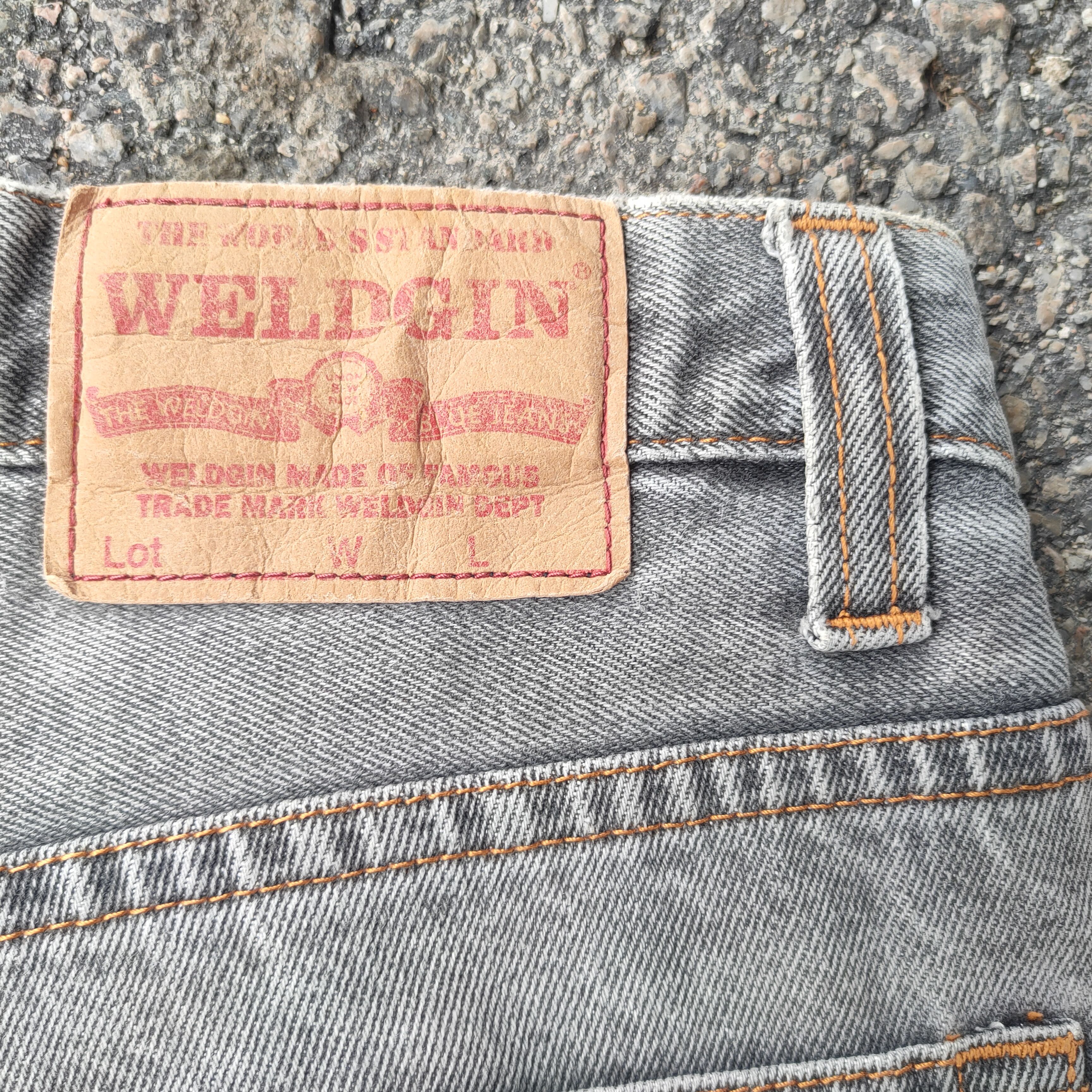 Japanese Brand VINTAGE WELDGIN FADED BLACK RIPPED JEANS DENIM PANTS Size US 34 / EU 50 - 11 Thumbnail