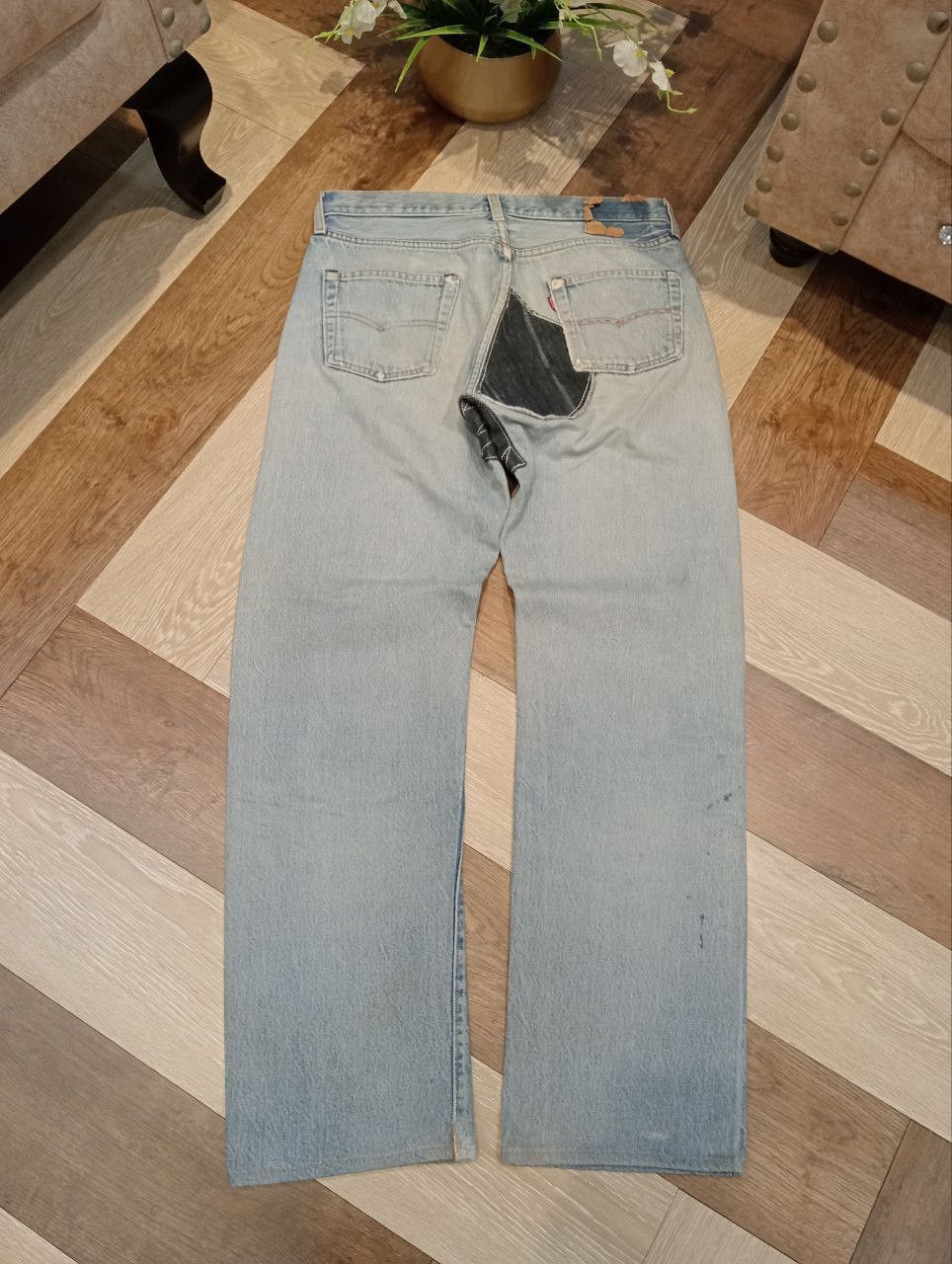 Levi's Vintage Clothing RARE LEVI'S VINTAGE 501 SELVEDGE CUSTOM BLUE DENIM JEANS Size US 34 / EU 50 - 15 Thumbnail