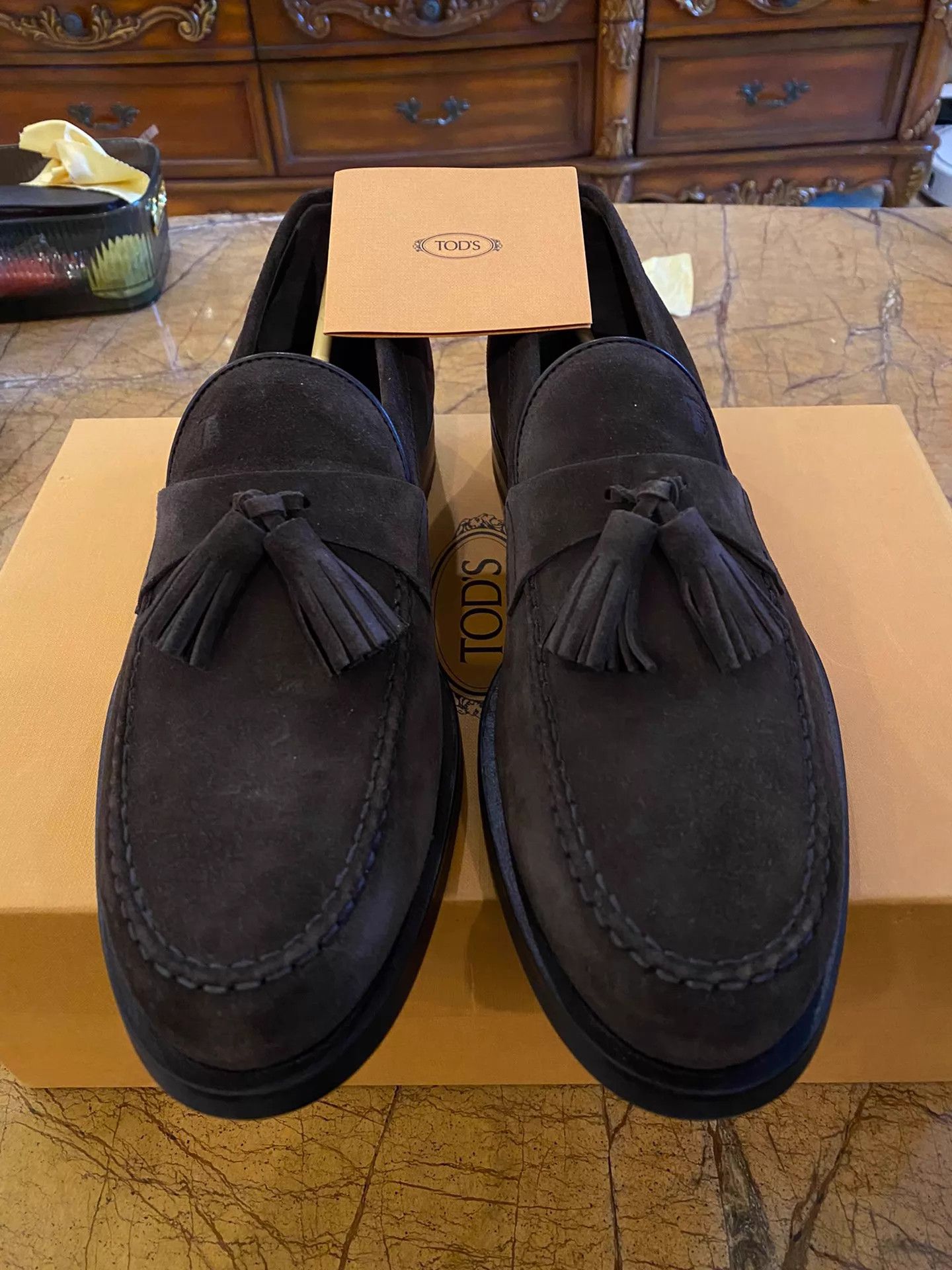 Tod's TOD'S Tassel Pebble Loafers, Auth Full Set 6 & 6.5 Size US 6.5 / EU 39-40 - 1 Thumbnail