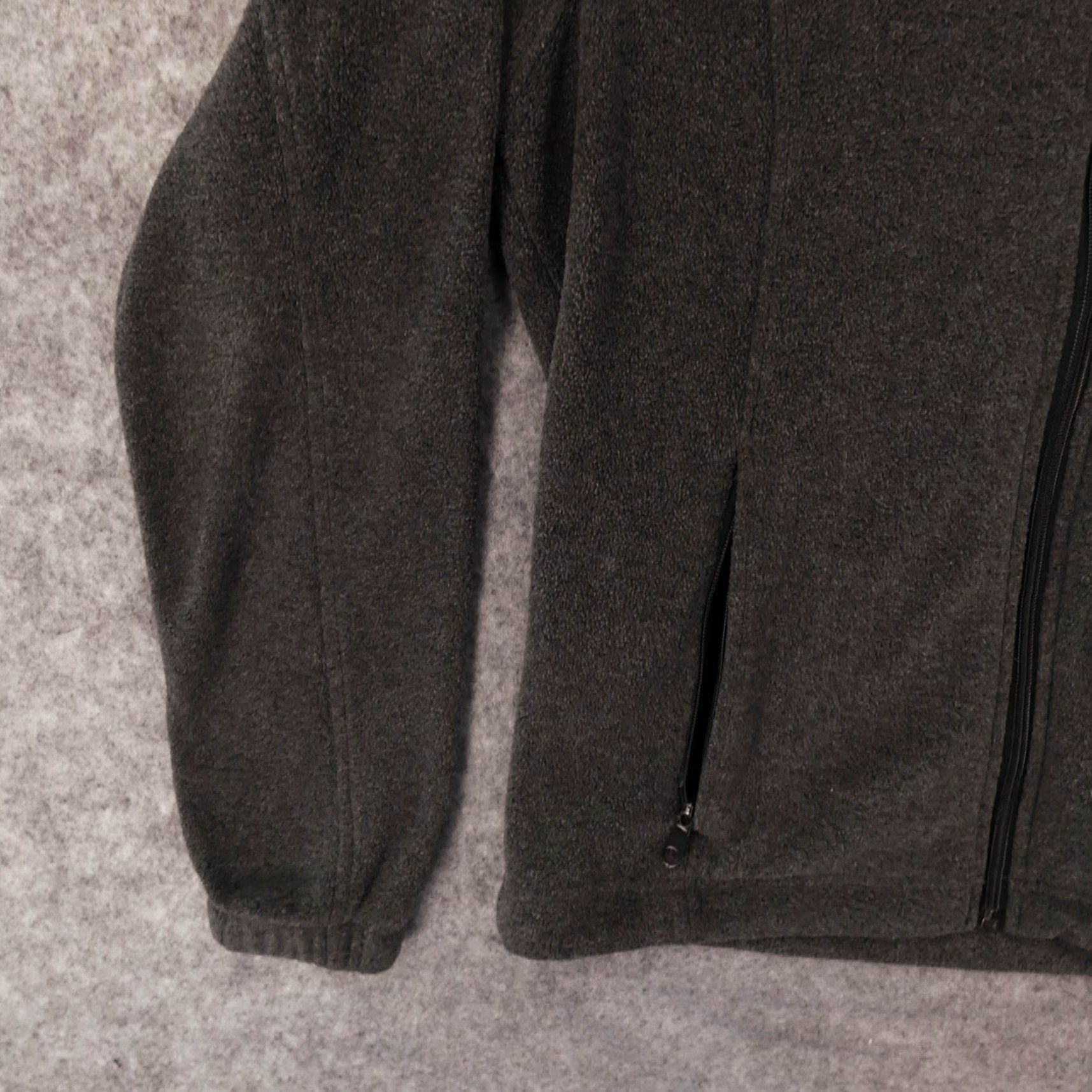 Logo 7 Columbia Jacket Womens Medium Gray Zip Up Fleece w/ Pockets & Logo Size M / US 6-8 / IT 42-44 - 4 Thumbnail