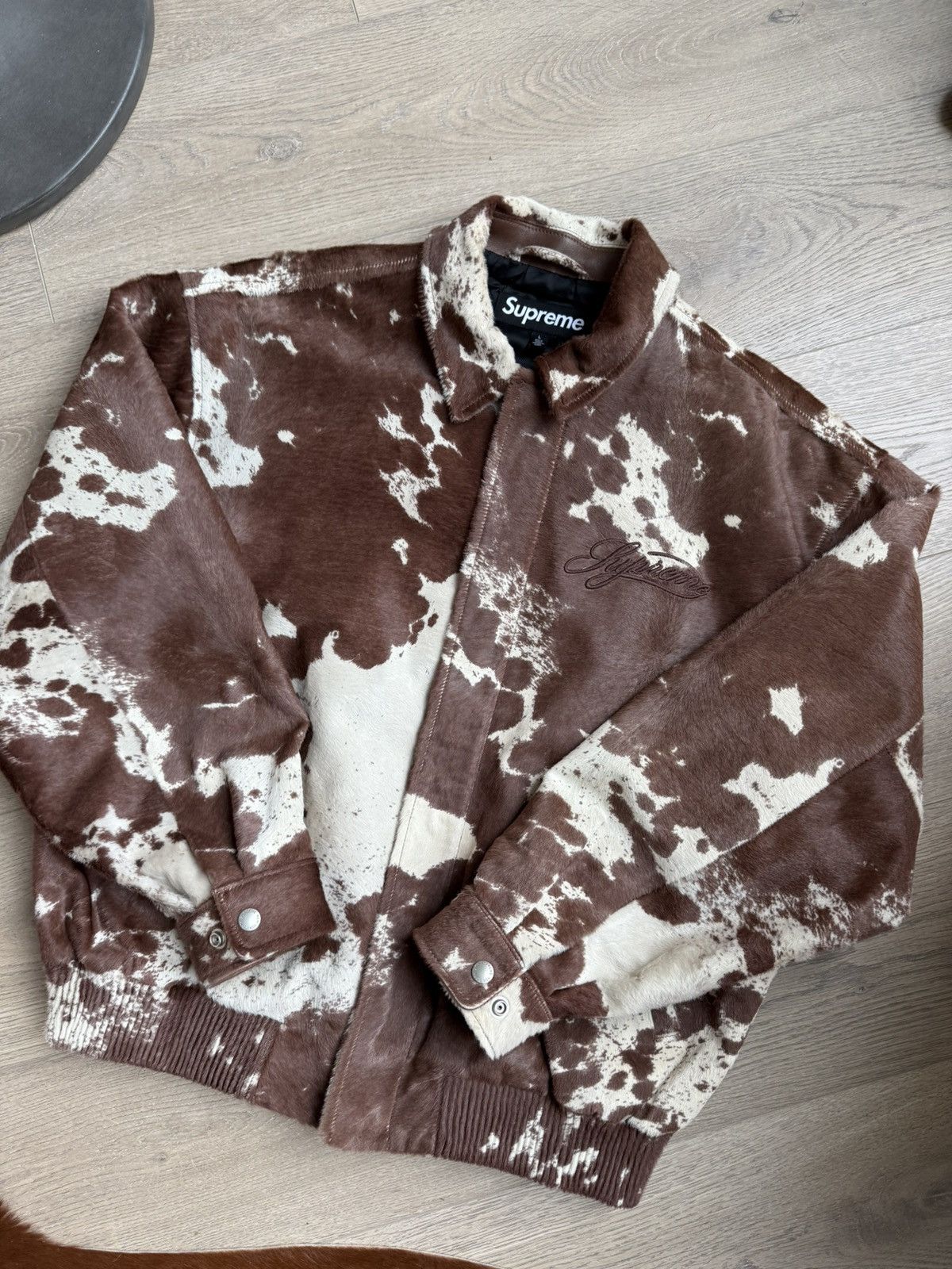 ジャケット・アウター Supreme Ponyhair Varsity Jacket L Supreme Ponyhair Varsity Jacket Black Men's - SS25 - US