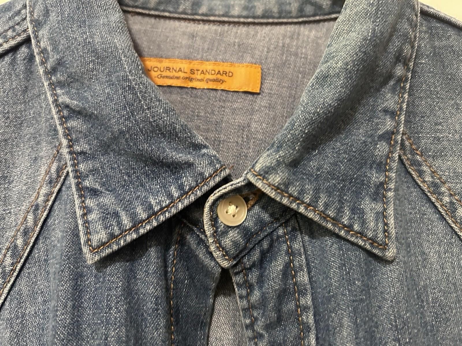 Journal Standard Journal Standard Men Denim Shirt Pearl Snap Long Sleeve M Size US M / EU 48-50 / 2 - 7 Thumbnail