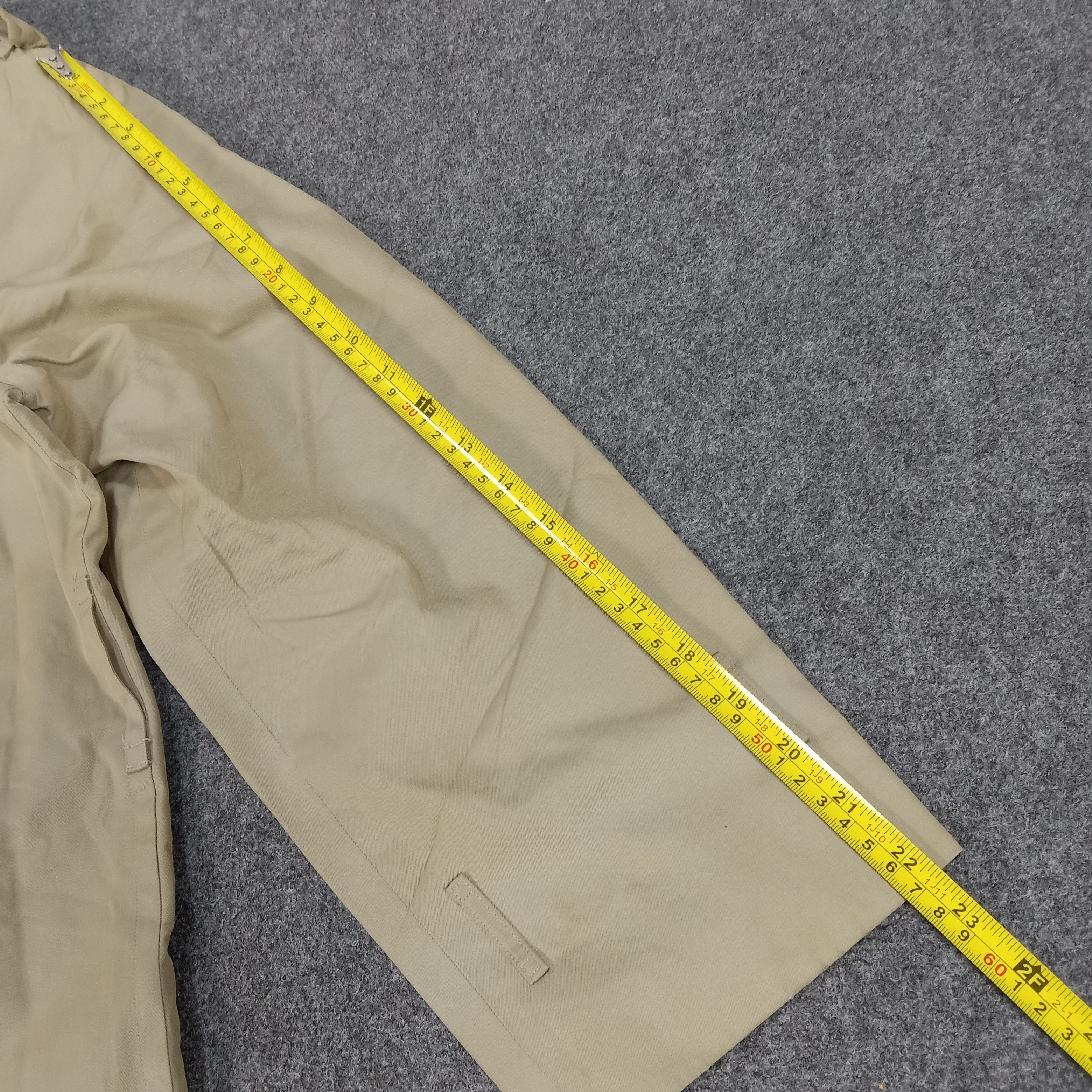 Burberry × Vintage Burberry Nova Check Rare Design Trench Coat Jacket Size US M / EU 48-50 / 2 - 8 Thumbnail
