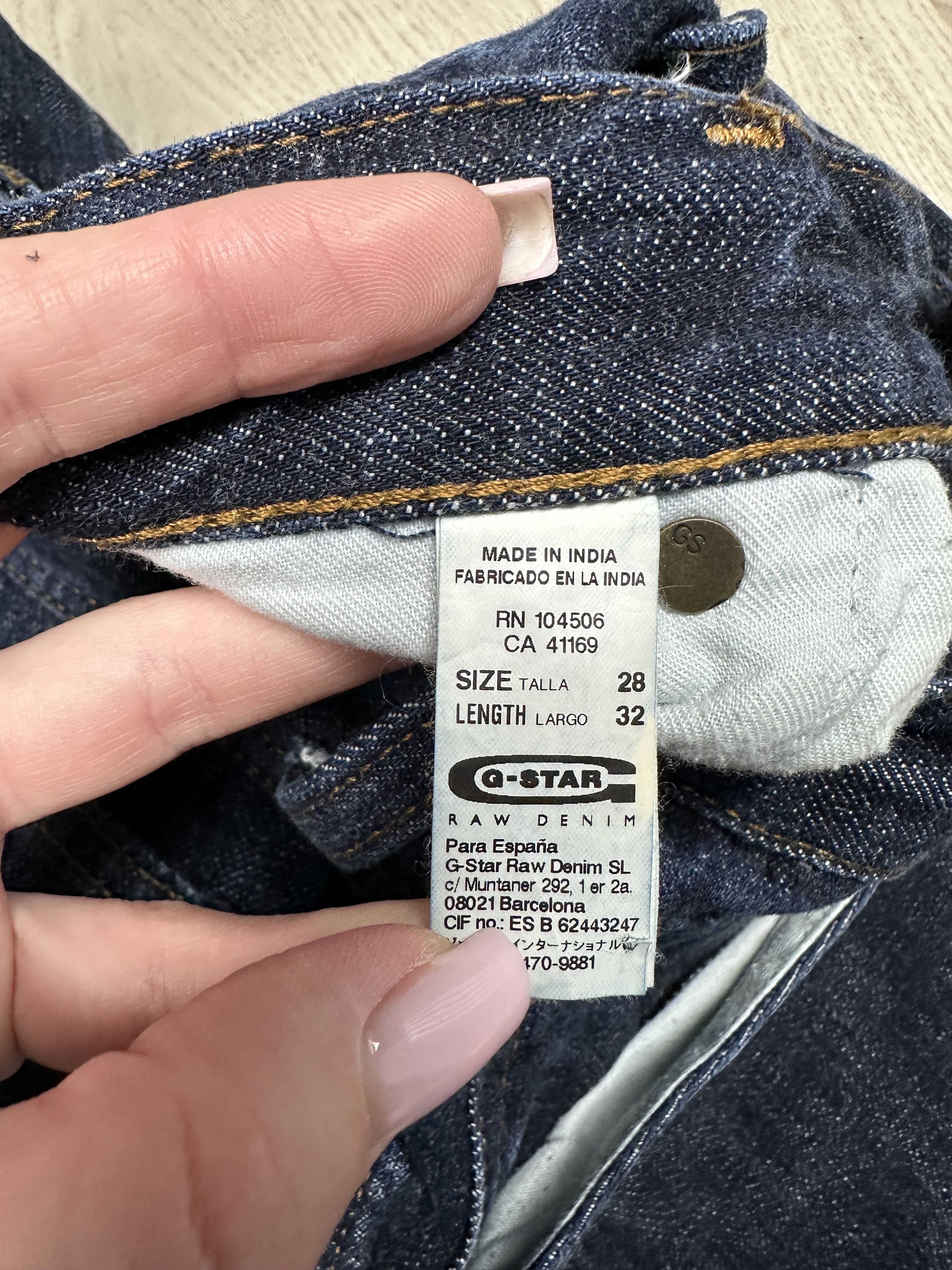 G-Star G Star Raw Vintage Mens Elwood Denim Pants Jeans Double Knee Size US 28 / EU 44 - 3 Thumbnail