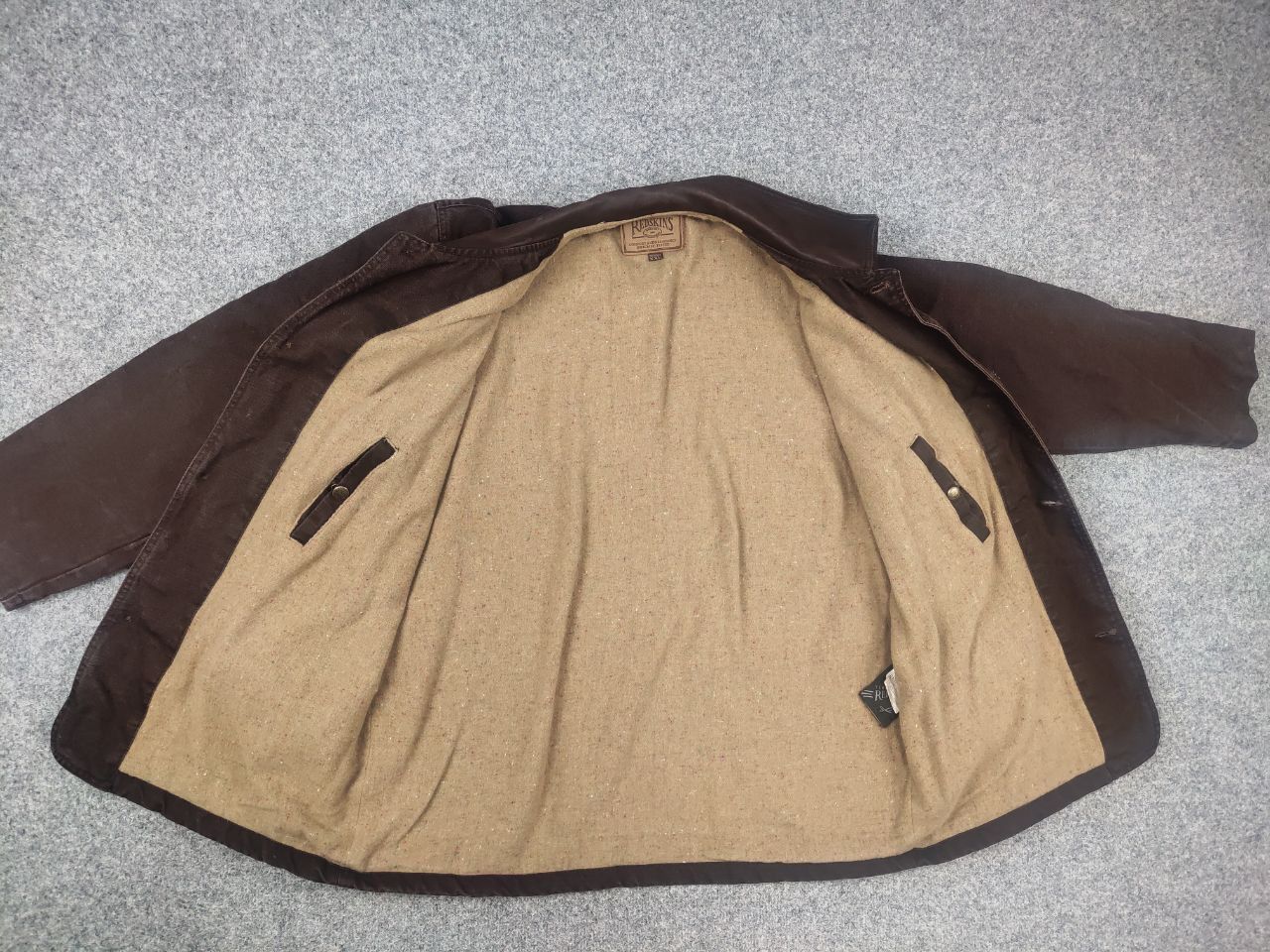Vintage Redskins Territoire Vintage 80's Work Style USA Lined Jacket Size US XL / EU 56 / 4 - 14 Thumbnail