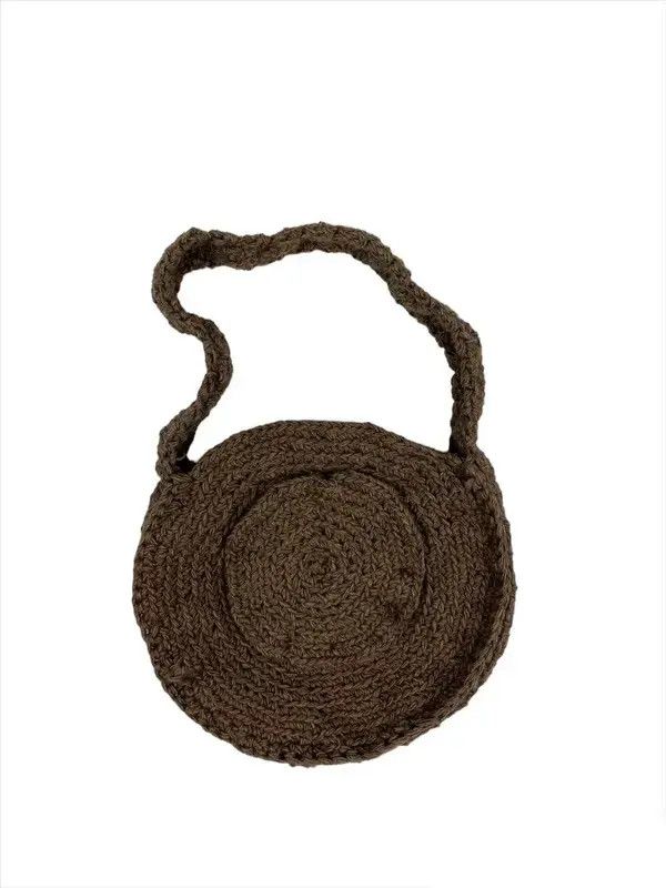 Japanese Brand Handmade Knit Crochet Cute Bag Vintage Retro Style Size ONE SIZE - 2 Thumbnail