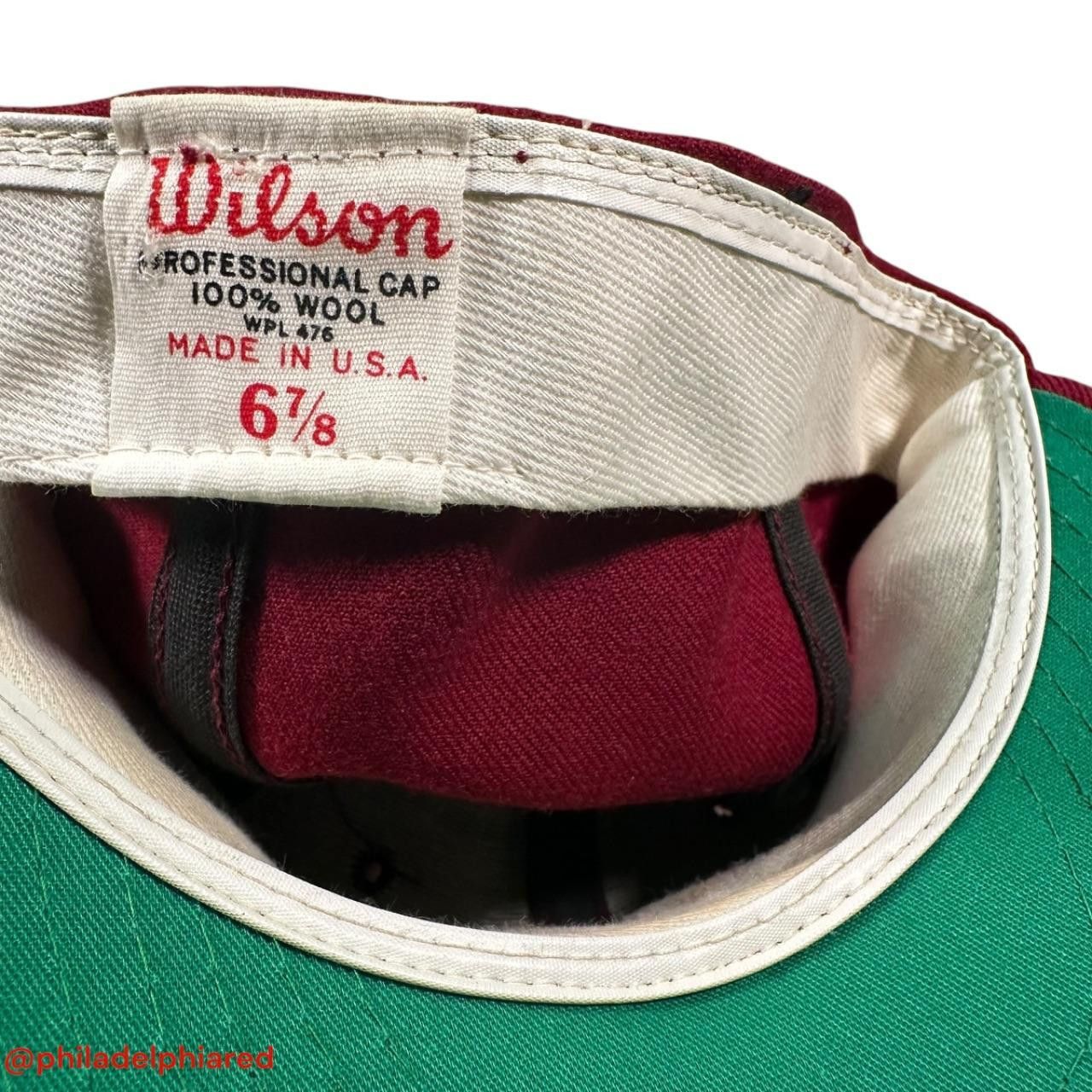 New Era Vintage 1970s Willson Philadelphia Phillies fitted Hat Size ONE SIZE - 6 Thumbnail