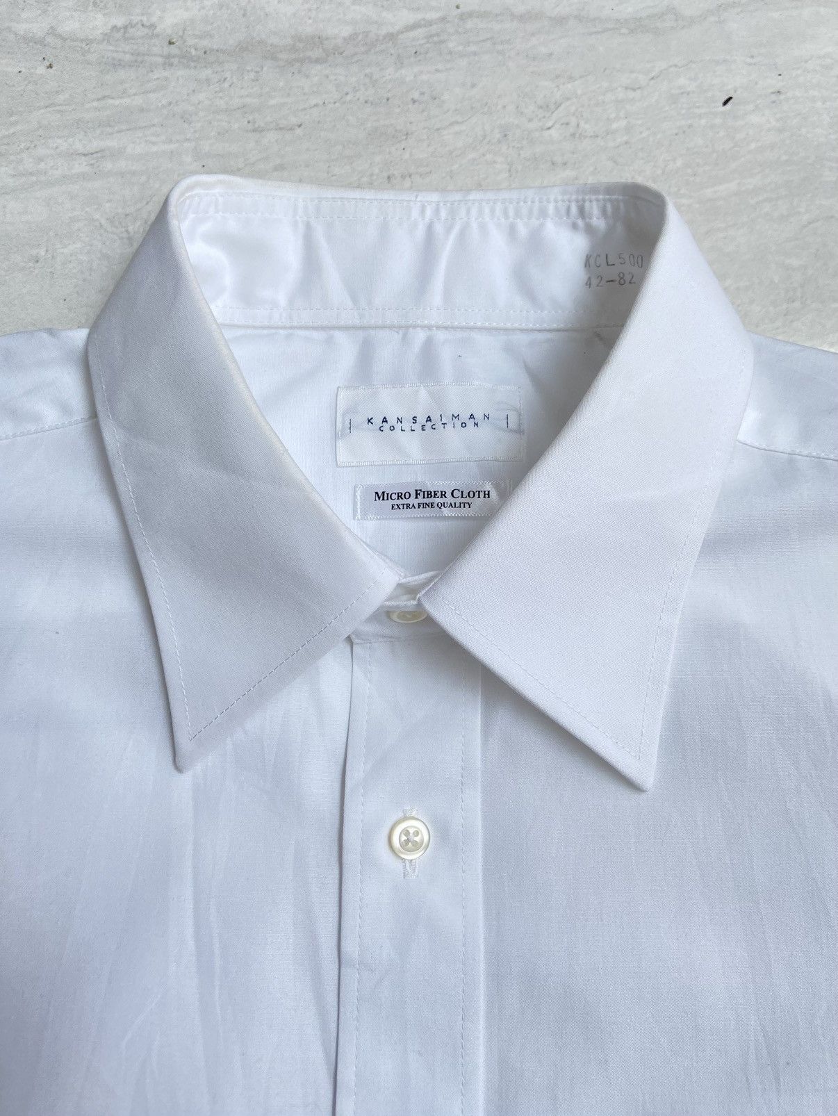 Japanese Brand × Kansai Yamamoto × Seditionaries KANSAI MAN Micro Fiber Cloth White Shirt Size US L / EU 52-54 / 3 - 10 Thumbnail