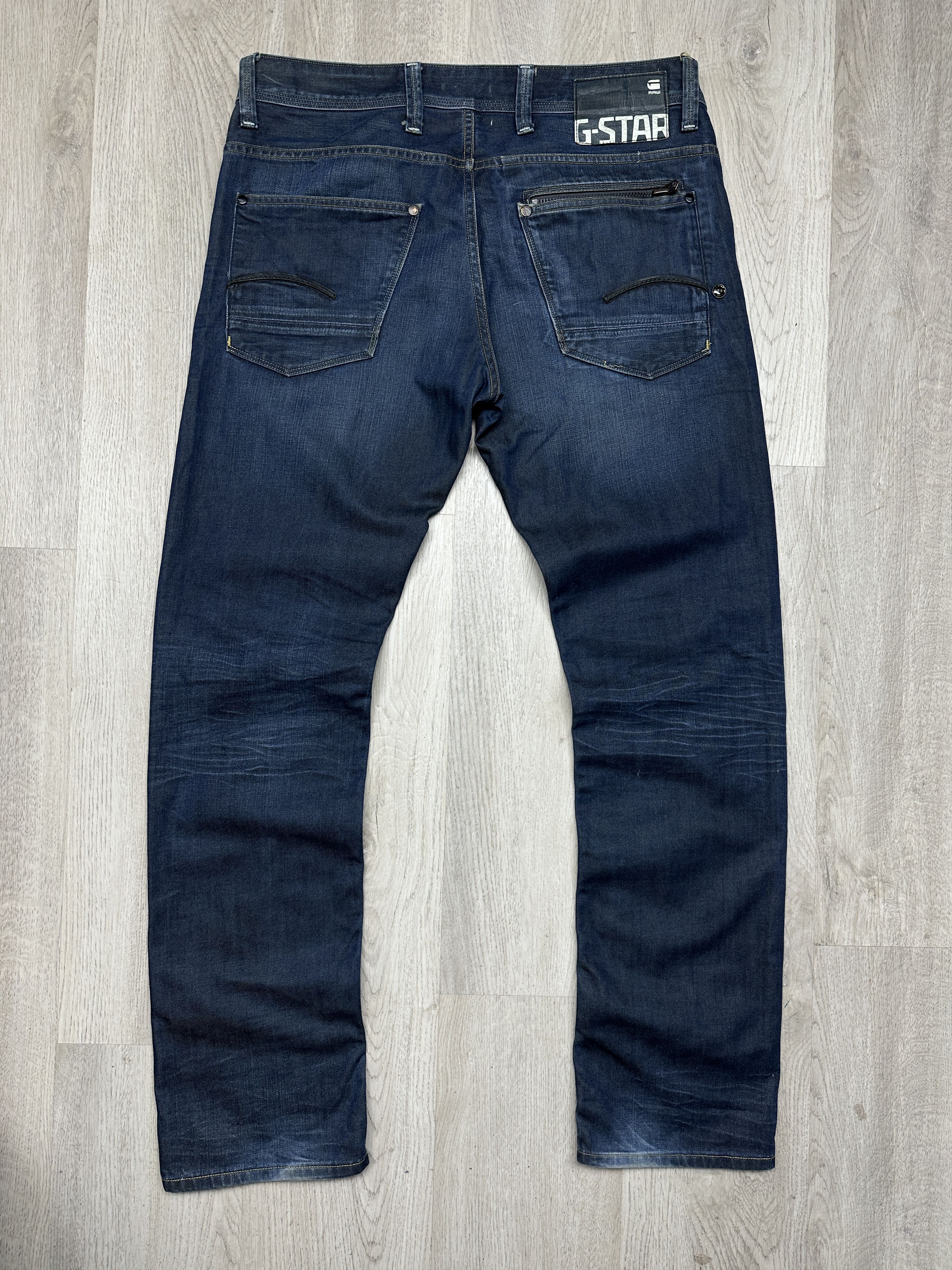 G-Star G Star Raw Mens Attacc Low Straight Denim Pants Jeans Size US 34 / EU 50 - 1 Thumbnail