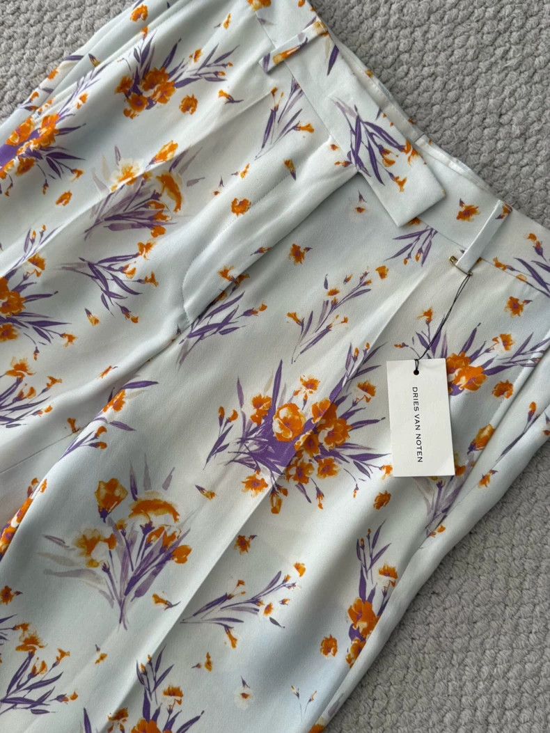 Dries Van Noten dries van noten Printed suit pants 2502-Nextarrow Size US 38 / EU 54 - 2 Thumbnail