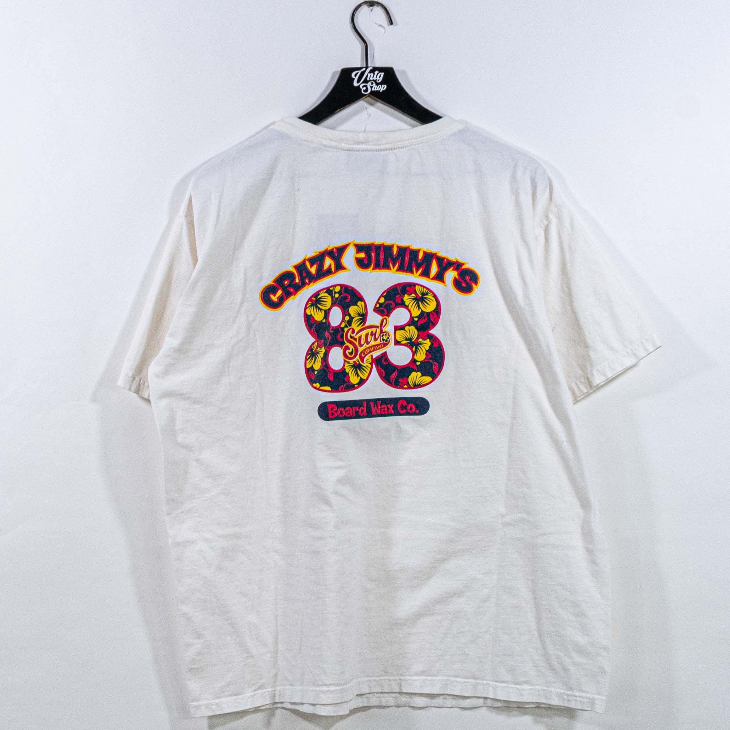Aeropostale Aeropostale Crazy Jimmys Board Wax T-Shirt Surf VTG 90s Size US XL / EU 56 / 4 - 1 Thumbnail