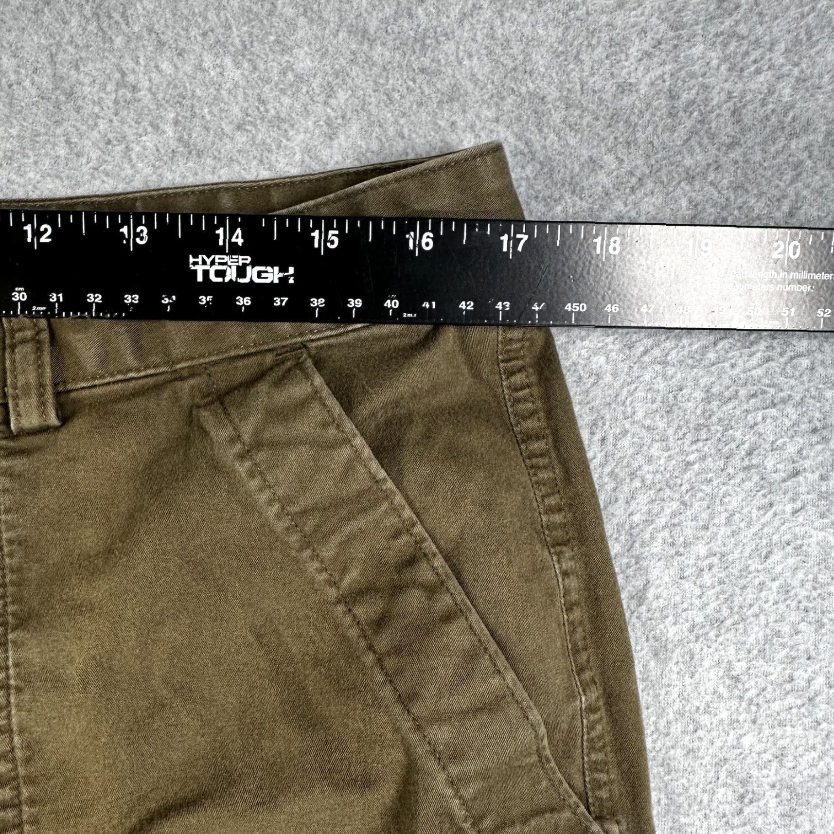 Outerknown Outerknown Cargo Pants Womens Size 12 Green Organic Cotton Twill Stretch Utility Size 34" / US 12 / IT 48 - 7 Thumbnail