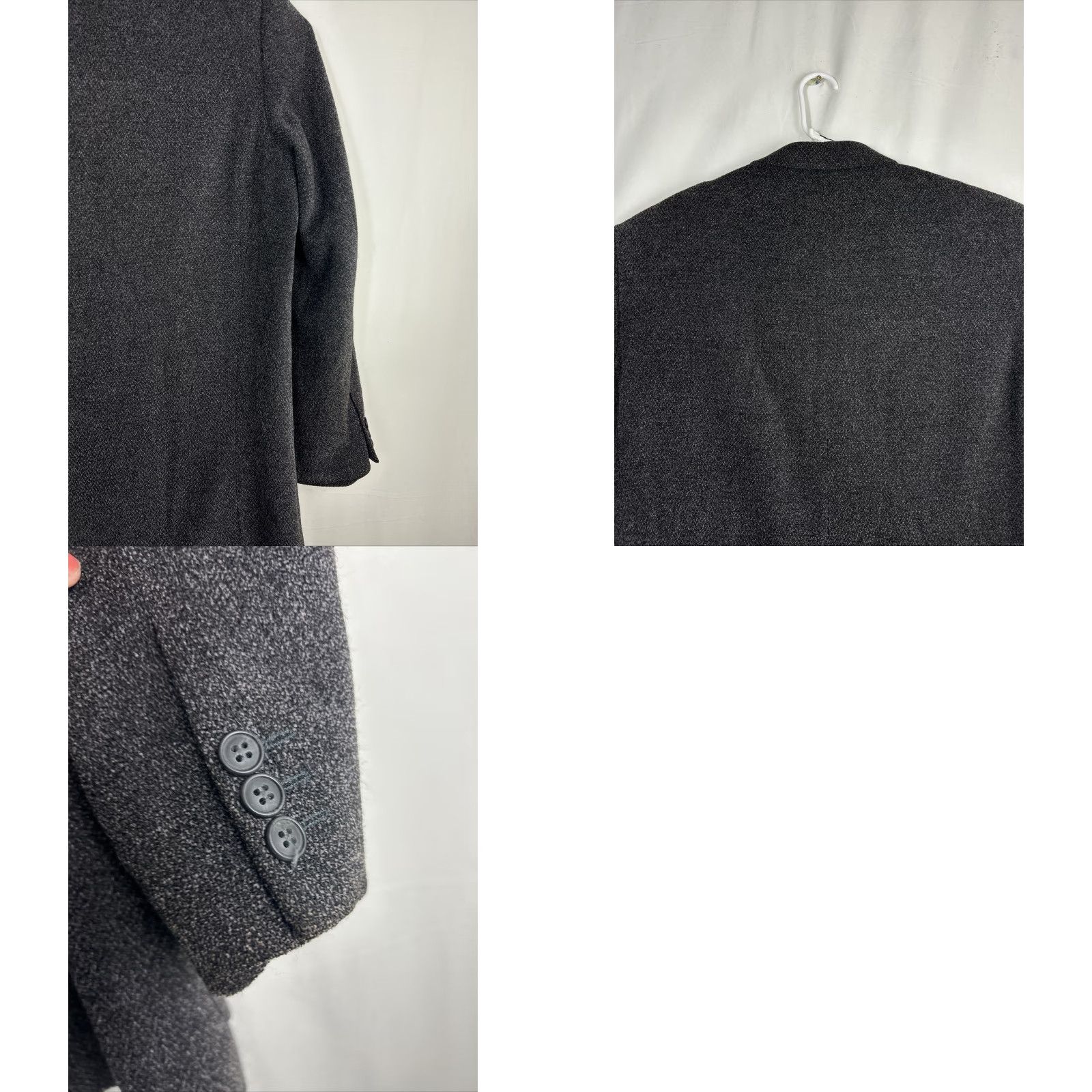 Marks & Spencer Marks & Spencer Men’s 46M Static Black Viscose Cotton Sport Coat Size US S / EU 44-46 / 1 - 10 Thumbnail