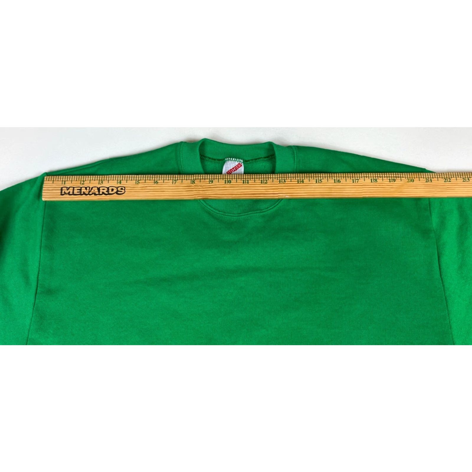 Jerzees NOS Vintage Jerzees Crewneck Sweatshirt Unisex Adults L Green 90s Made in USA Cotton-Blend Fleece Pullover Crew Neck Sweatshirt Size US L / EU 52-54 / 3 - 7 Thumbnail